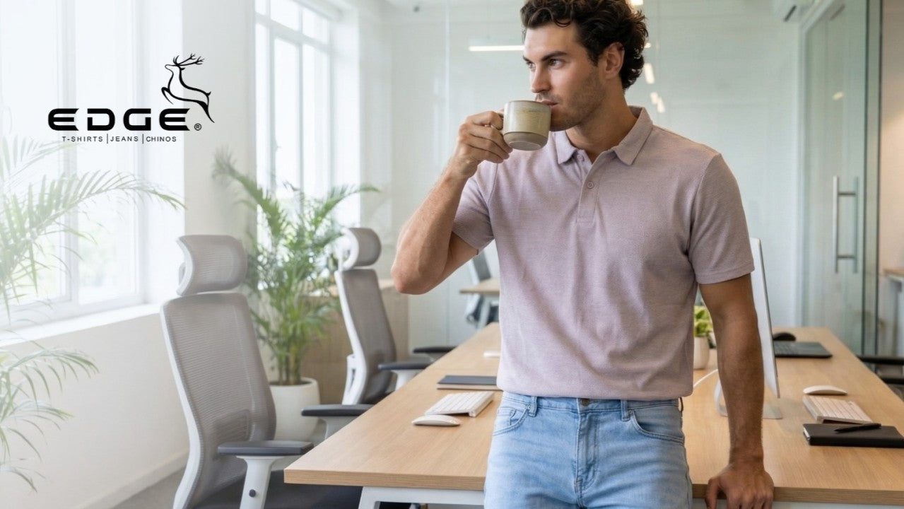 How to Style Solid Polo Shirts for Office-Casual Looks