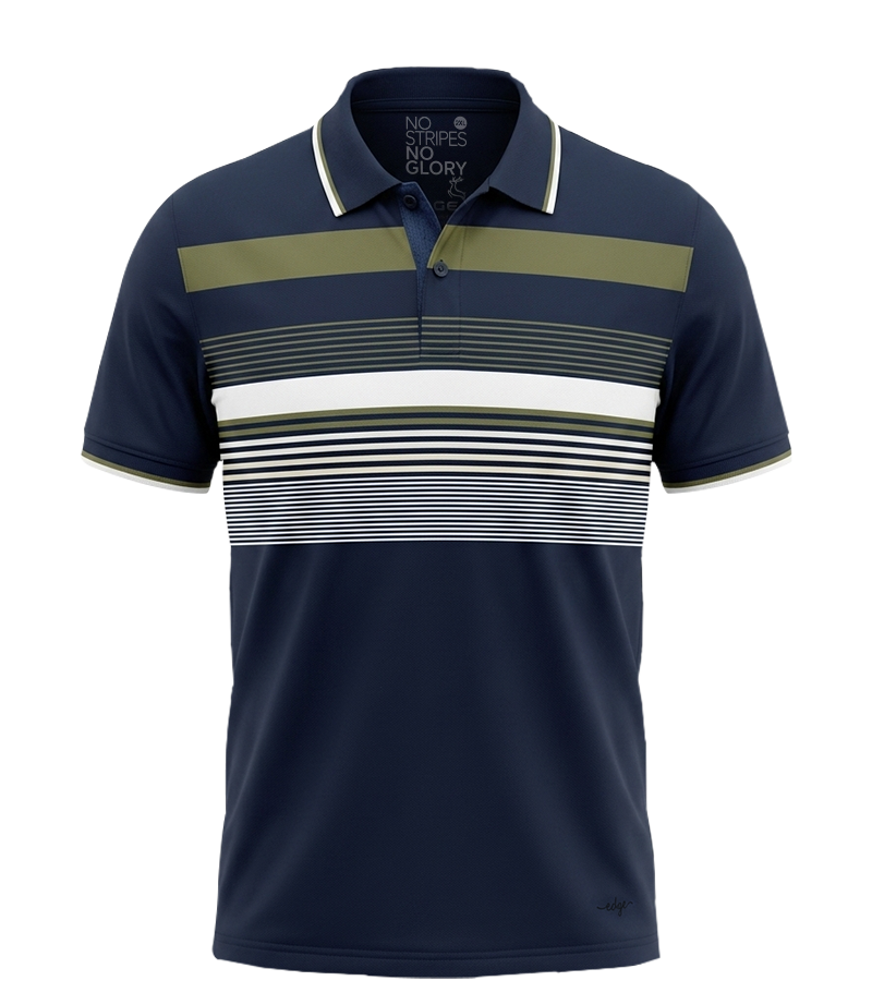 Edge Men's Big & Handsome Striped Polo Shirt - 53665