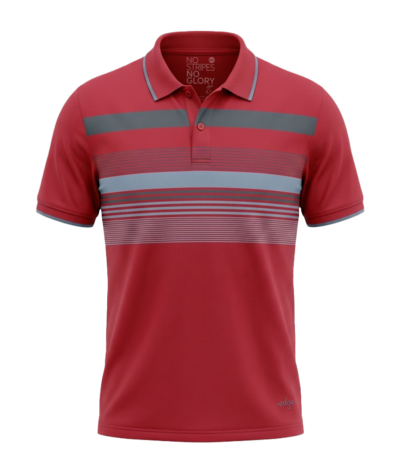 Edge Men's Big & Handsome Striped Polo Shirt - 53665