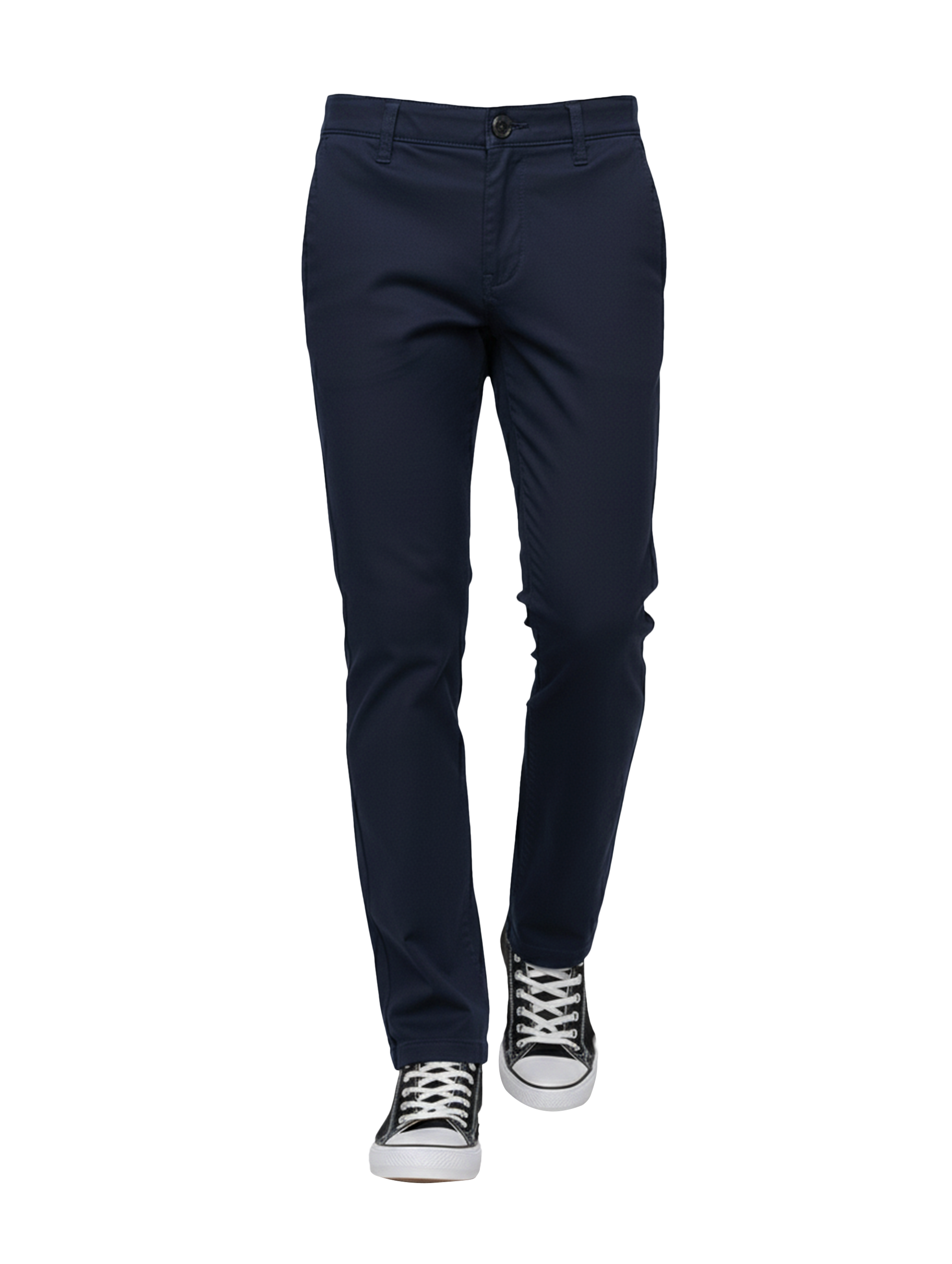 EDGE 4 Way Stretch Dark Blue Premium Boys Pants - SIL-36