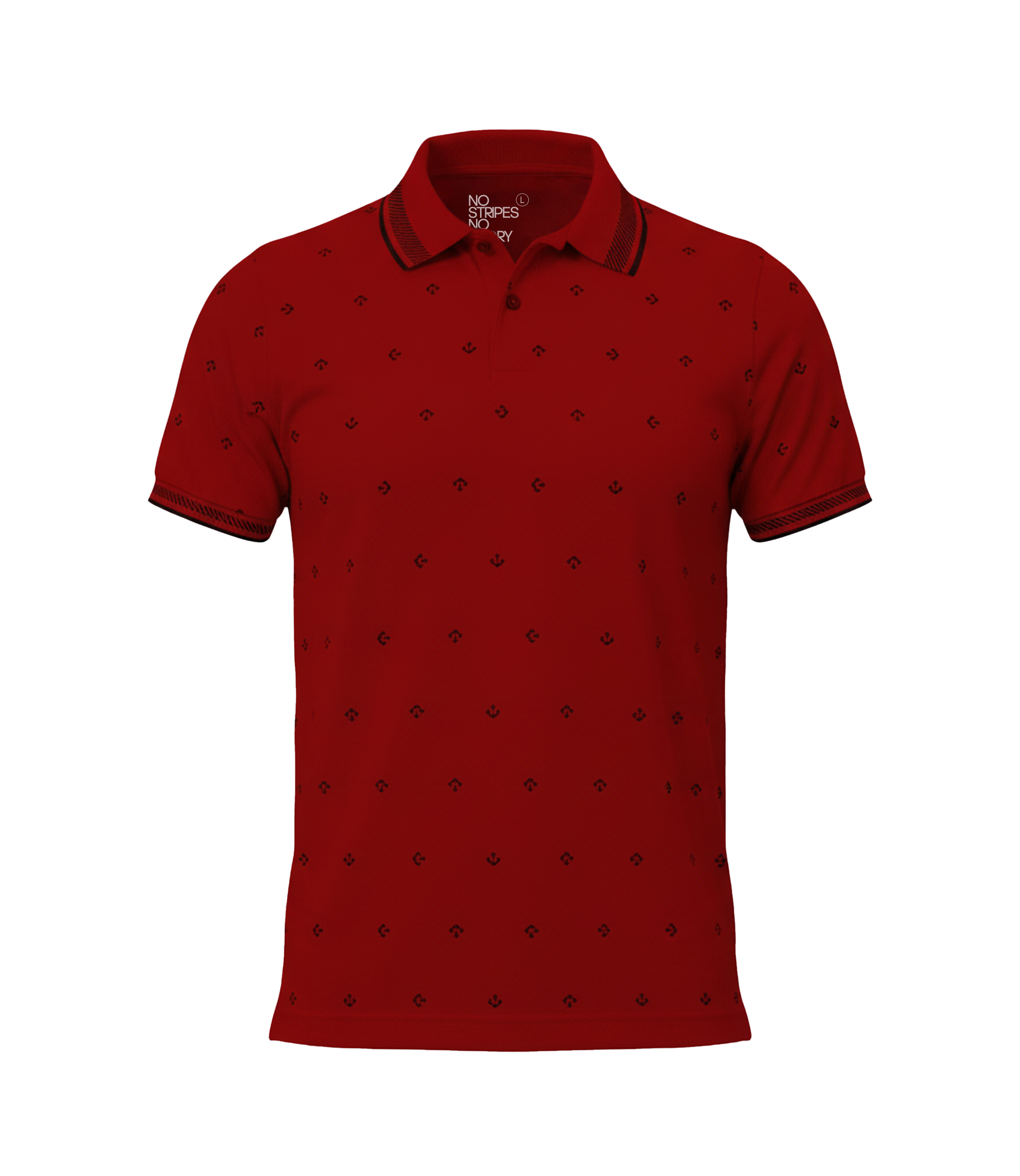 EDGE Tipping Collar Men’s AOP Polo Shirt - 52610