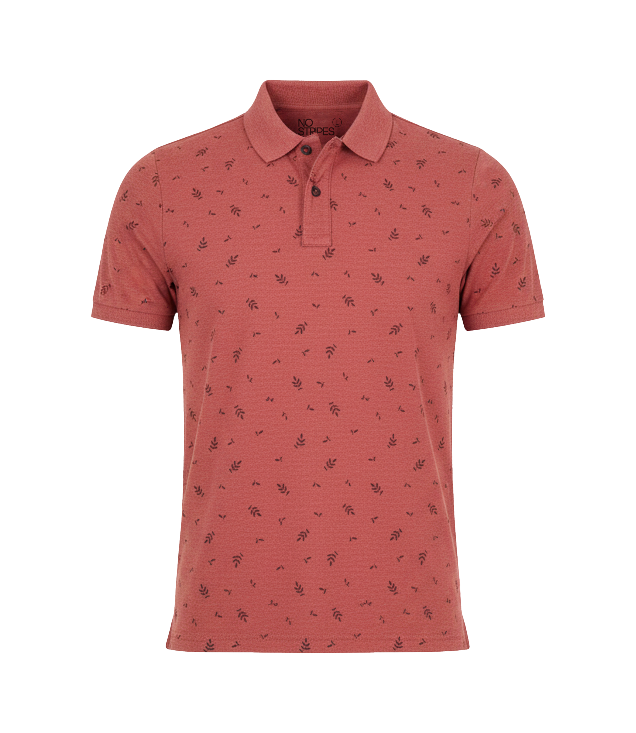 EDGE Solid Collar Men’s AOP Polo Shirt - 52645