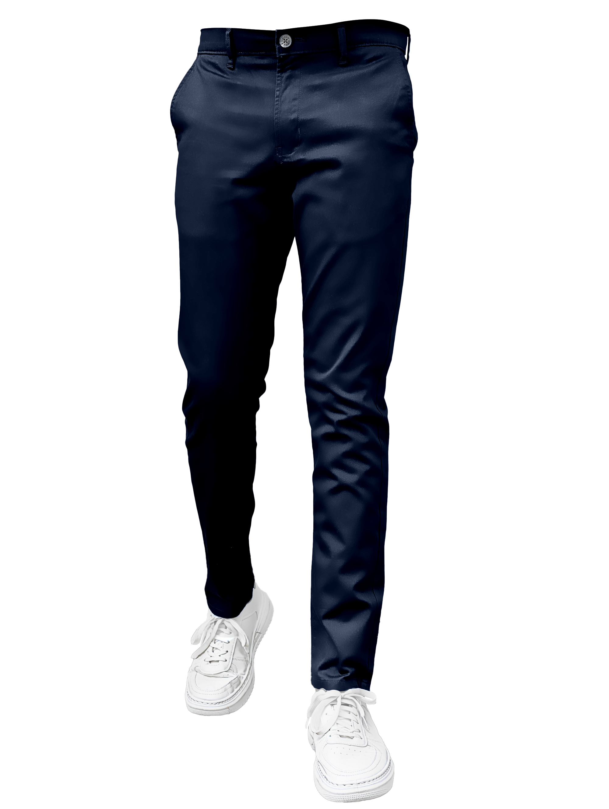 EDGE SLIMFIT 4 Way Stretch Dark Blue Pants - LH-024