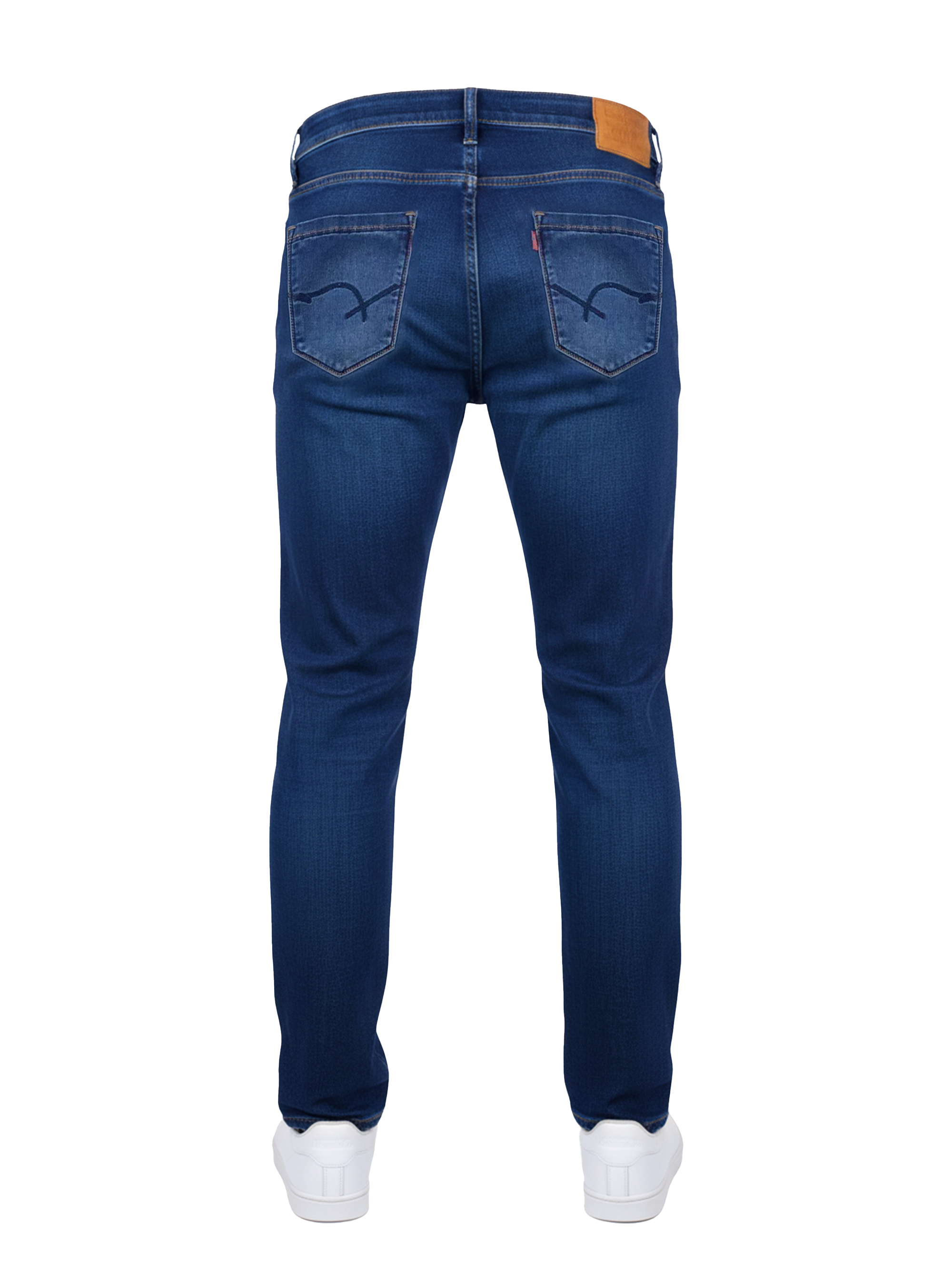 EDGE Premium Stretch Dark Washed SLIM FIT Prussian Blue Jeans - 4169