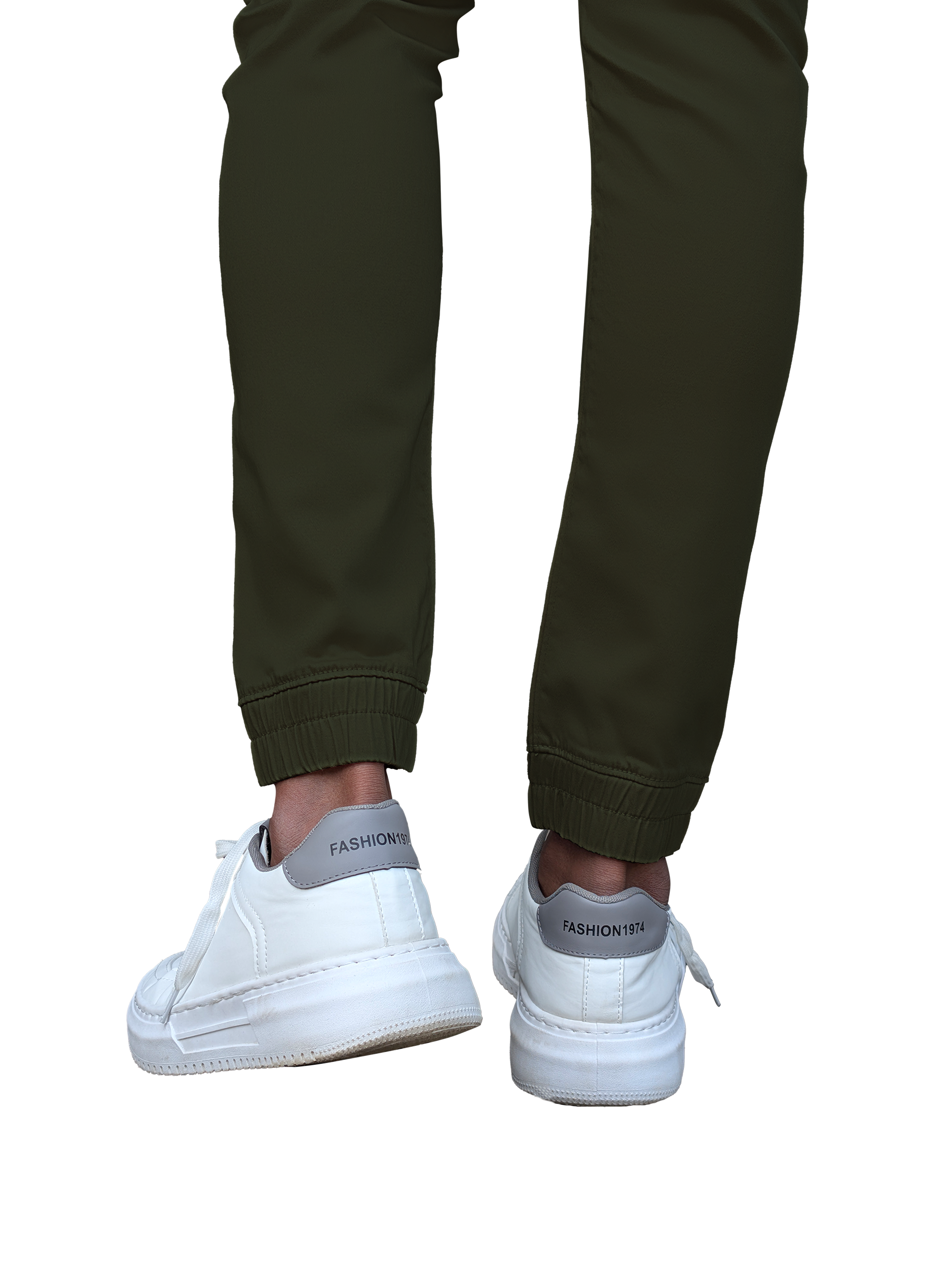 EDGE 4 Ways Stretch Army Green Men’s Jogger Pants - LH 003