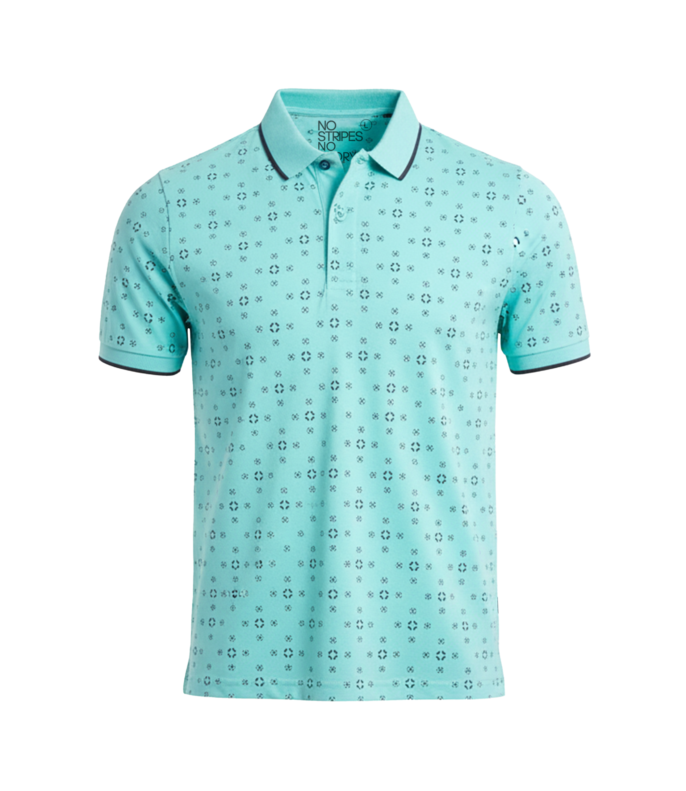 EDGE Tipping Collar Men’s AOP Polo Shirt - 52632