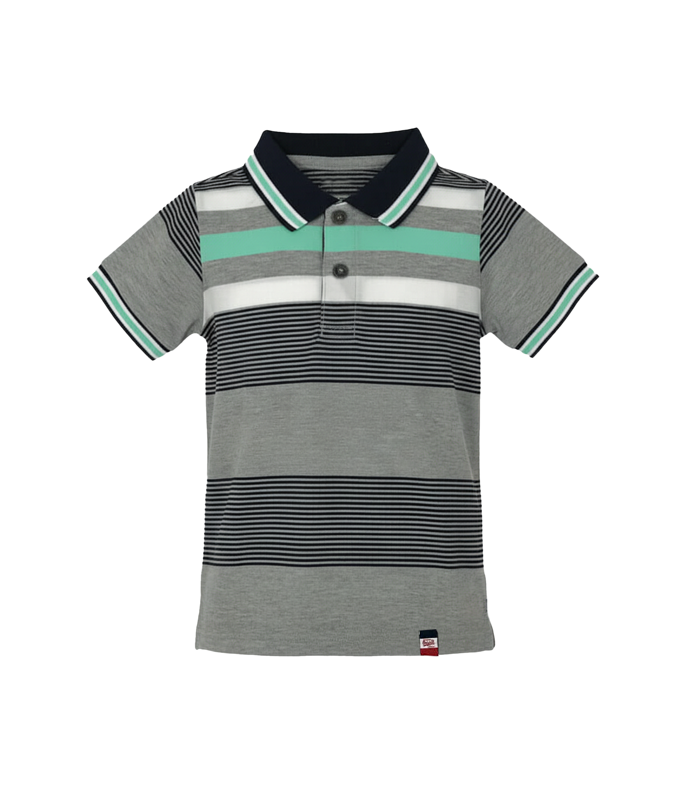EDGE Tipping Collar Stripe Boys Polo - 32648