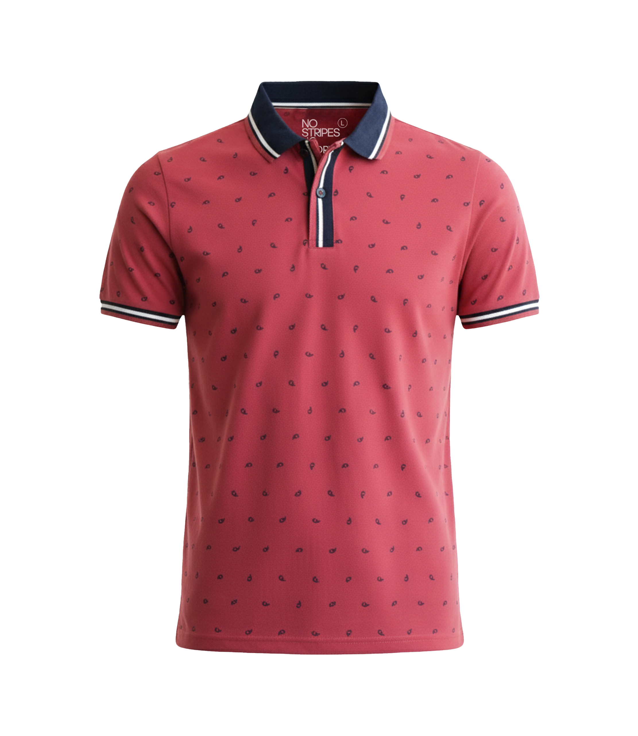 EDGE Tipping Collar Men’s AOP Polo Shirt - 52691