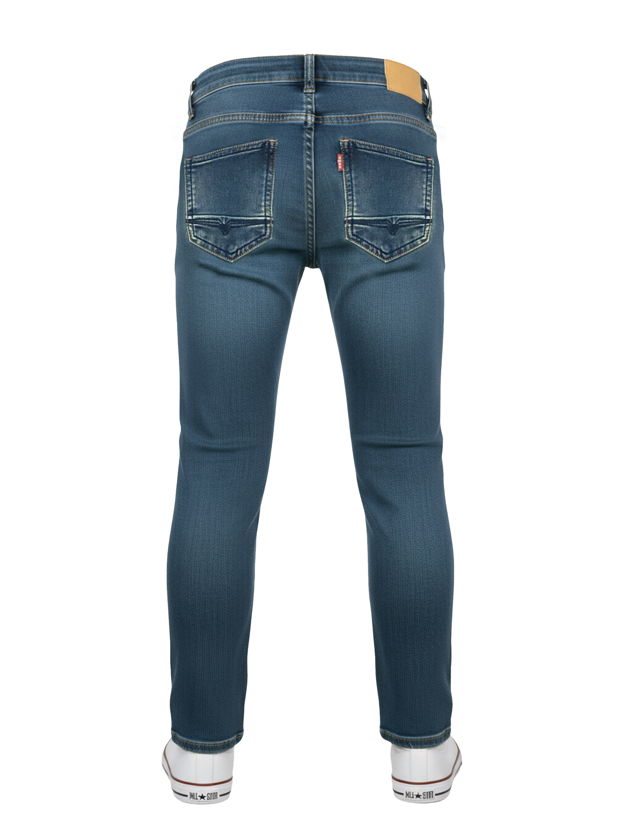 EDGE Premium Stretch Dark Washed SLIM FIT Denim Blue Boys Jeans - 7209