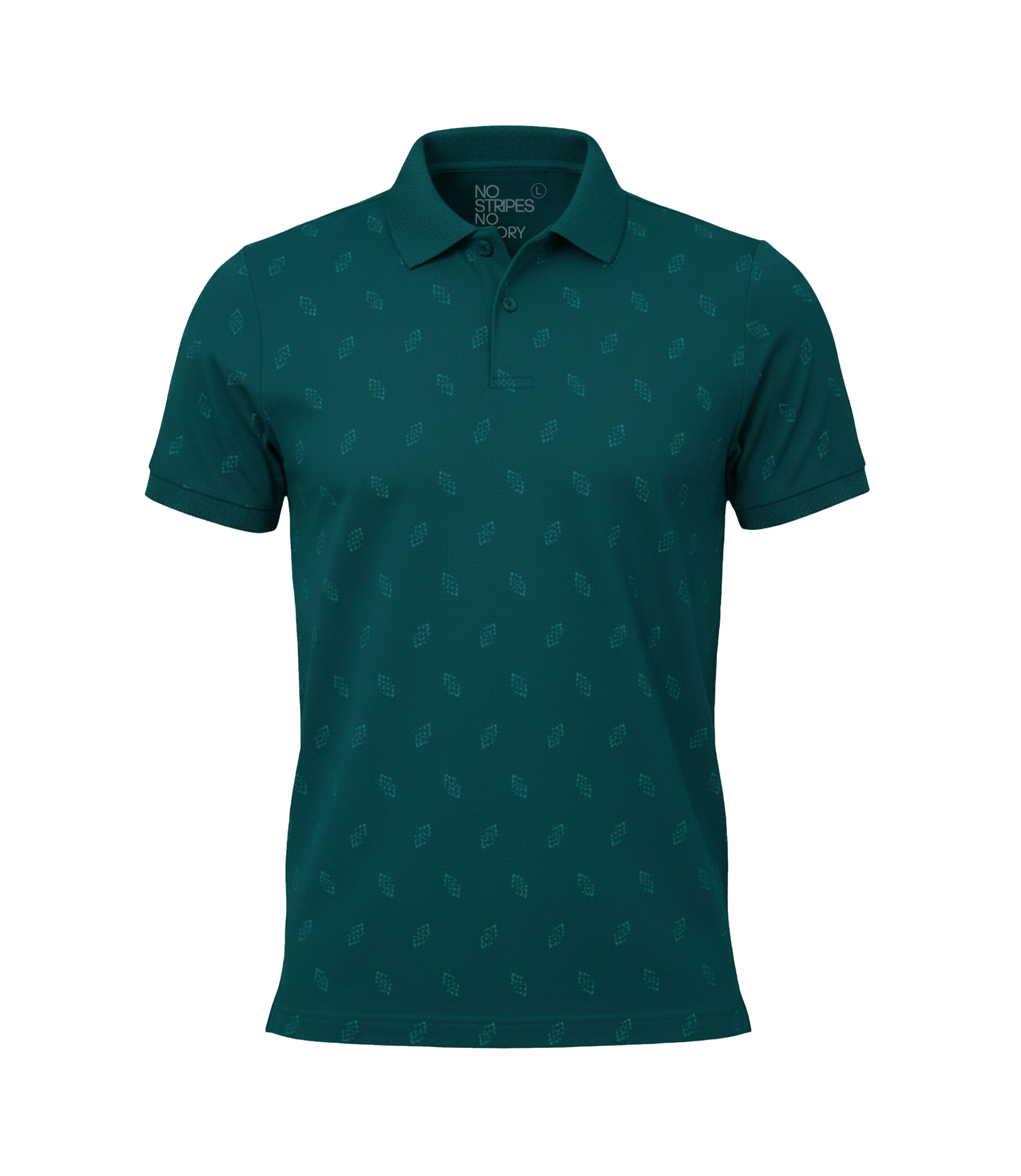 EDGE Solid Collar Men’s AOP Polo Shirt - 52622