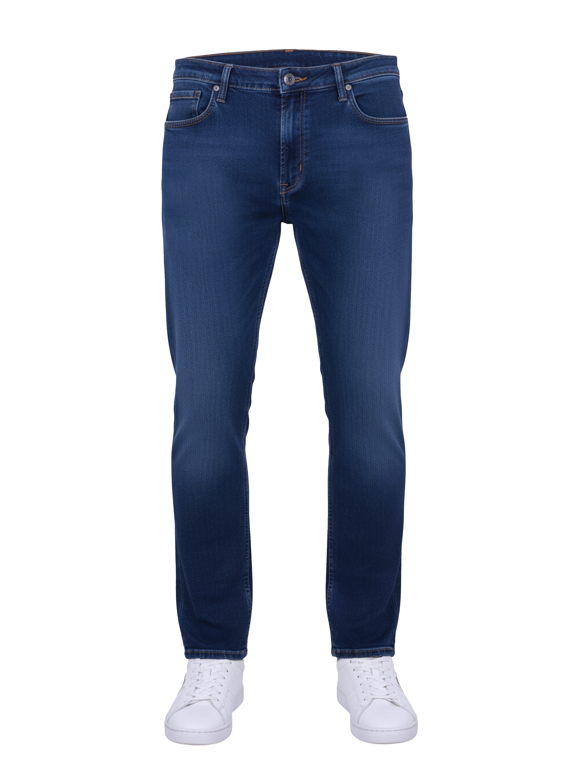 EDGE Premium Stretch Dark Washed SLIM FIT Prussian Blue Jeans - 4170
