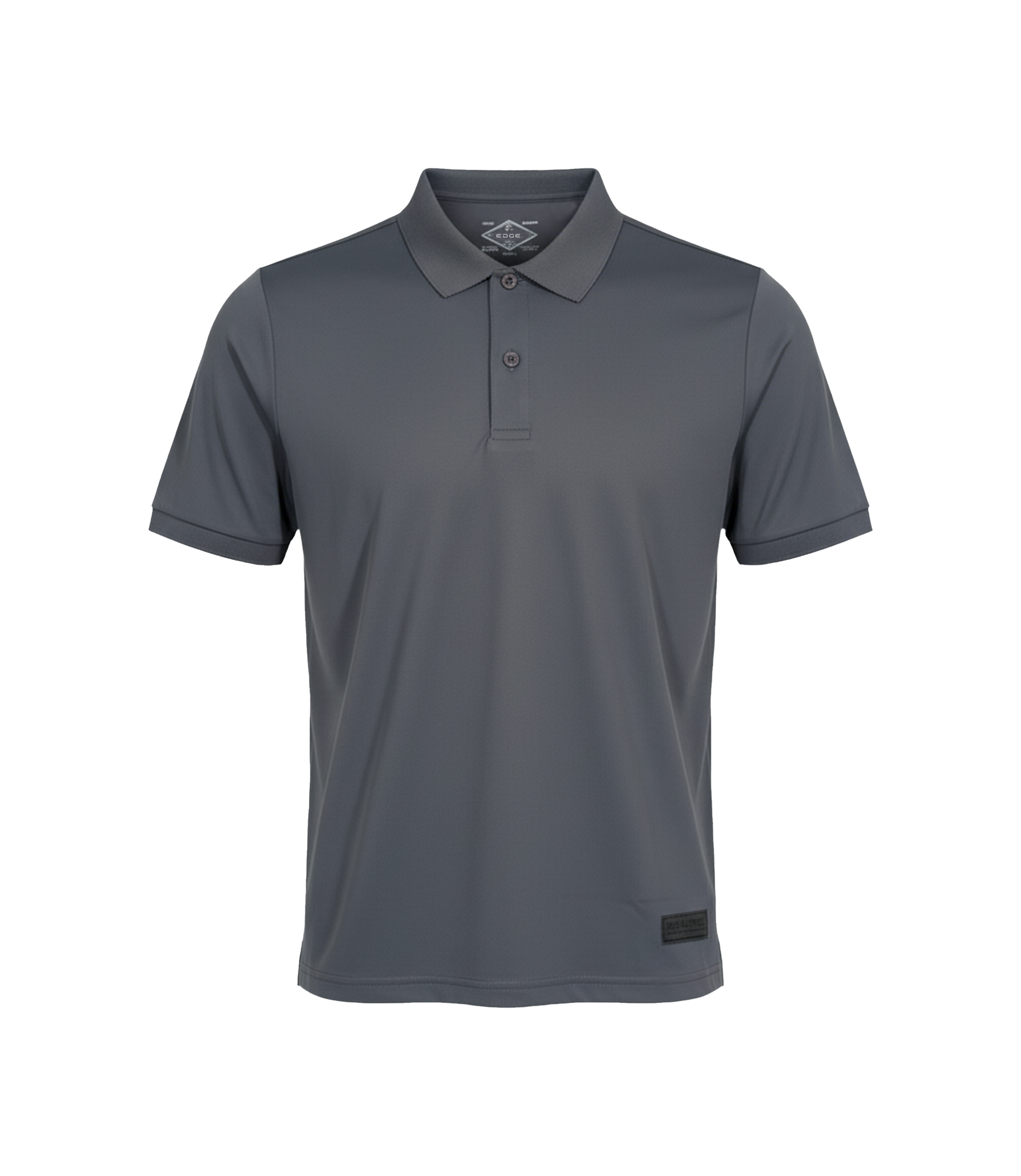 EDGE Men's Solid Color Soft Skin Polo Shirt - 53633