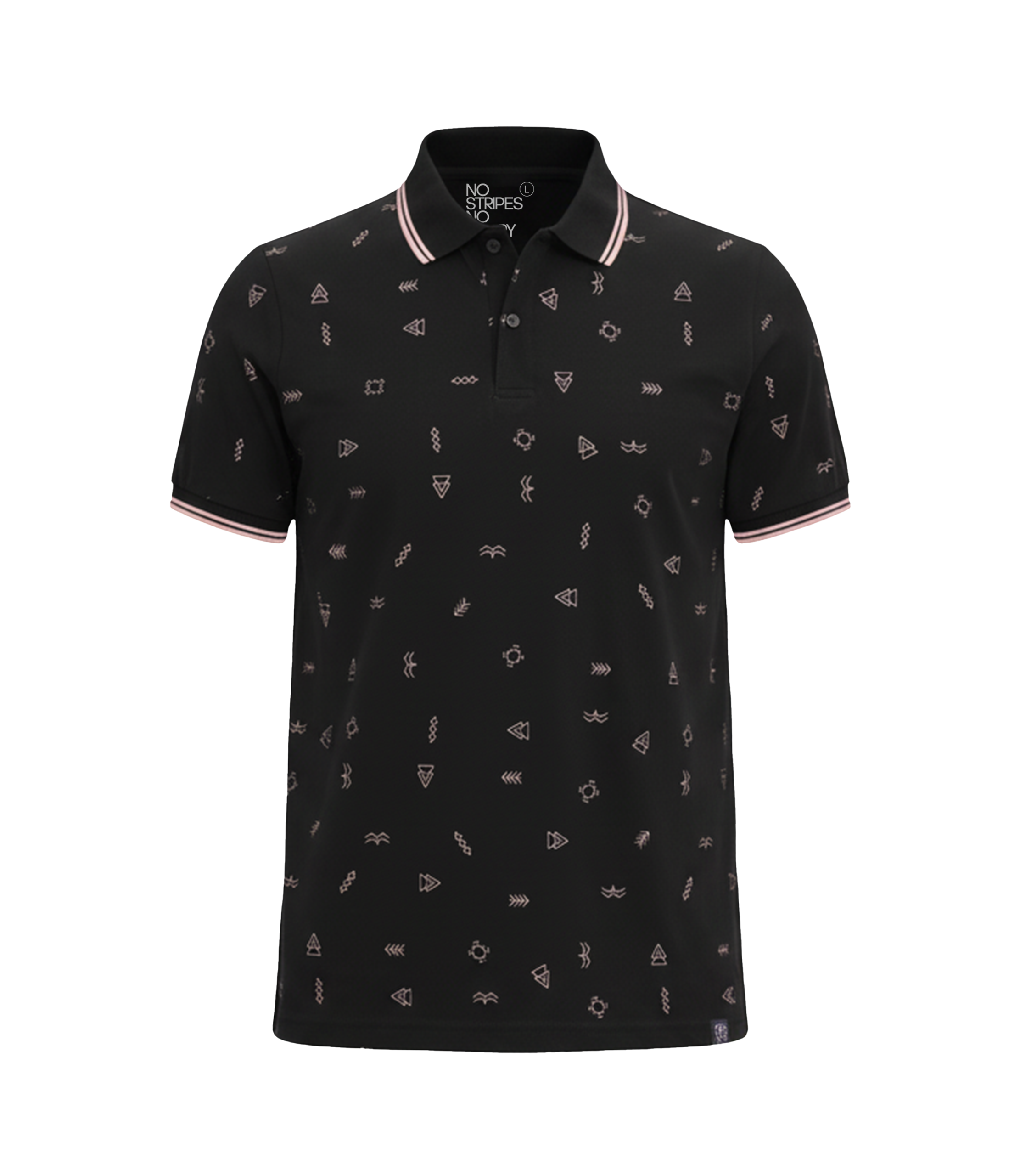 EDGE Tipping Collar Men’s AOP Polo Shirt - 52609