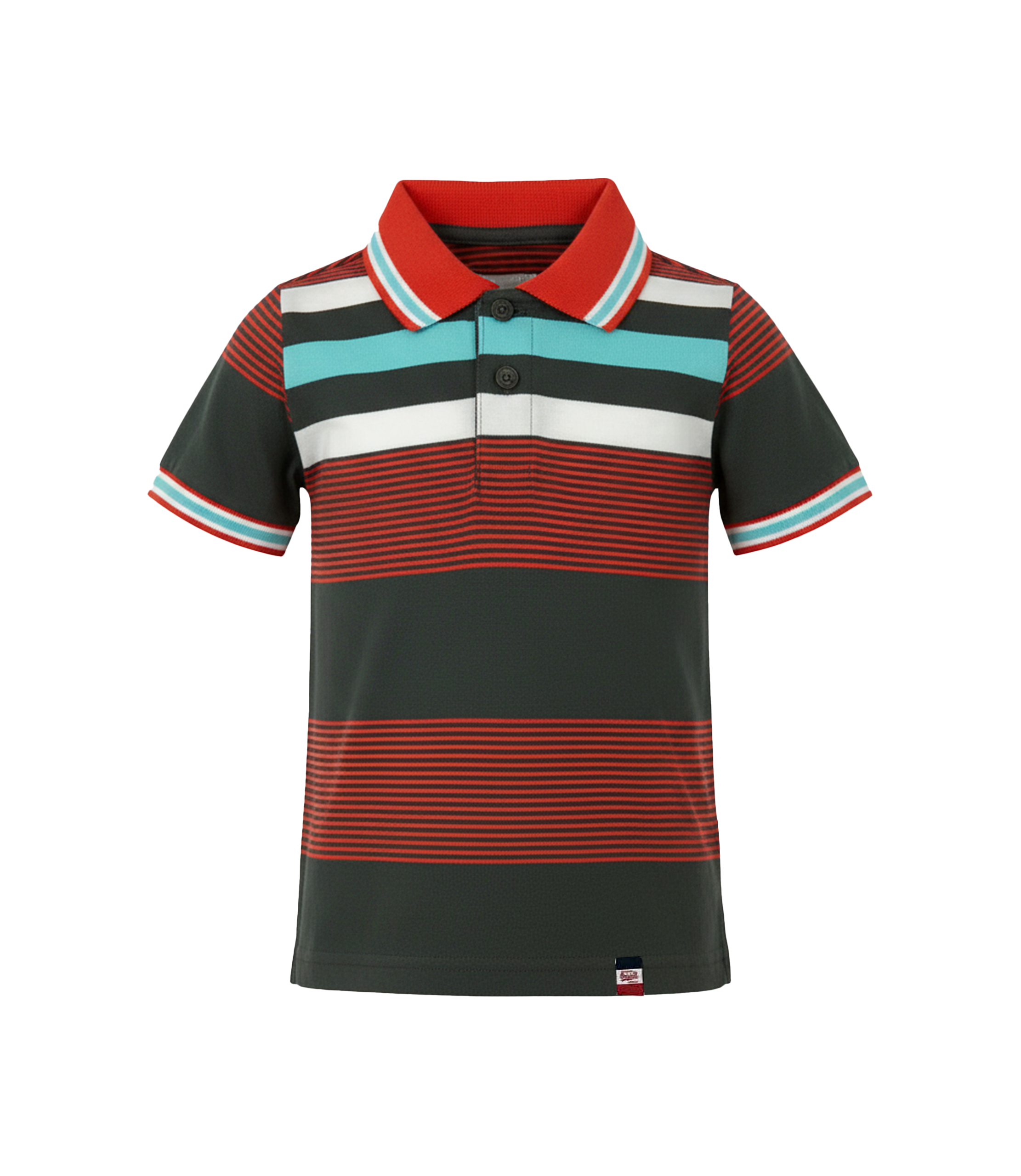 EDGE Tipping Collar Stripe Boys Polo - 32648
