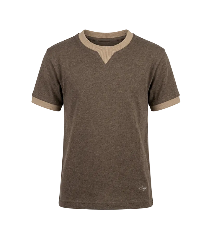 EDGE Kids Crew Neck Solid Color T-Shirt – 33784