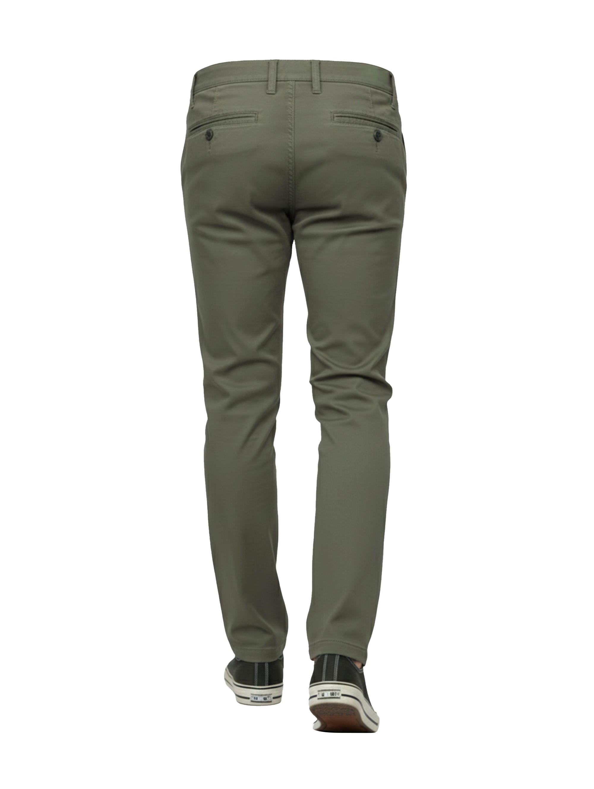 EDGE 4 Way Stretch Dark Olive Green Premium Boys Pants - SIL-37
