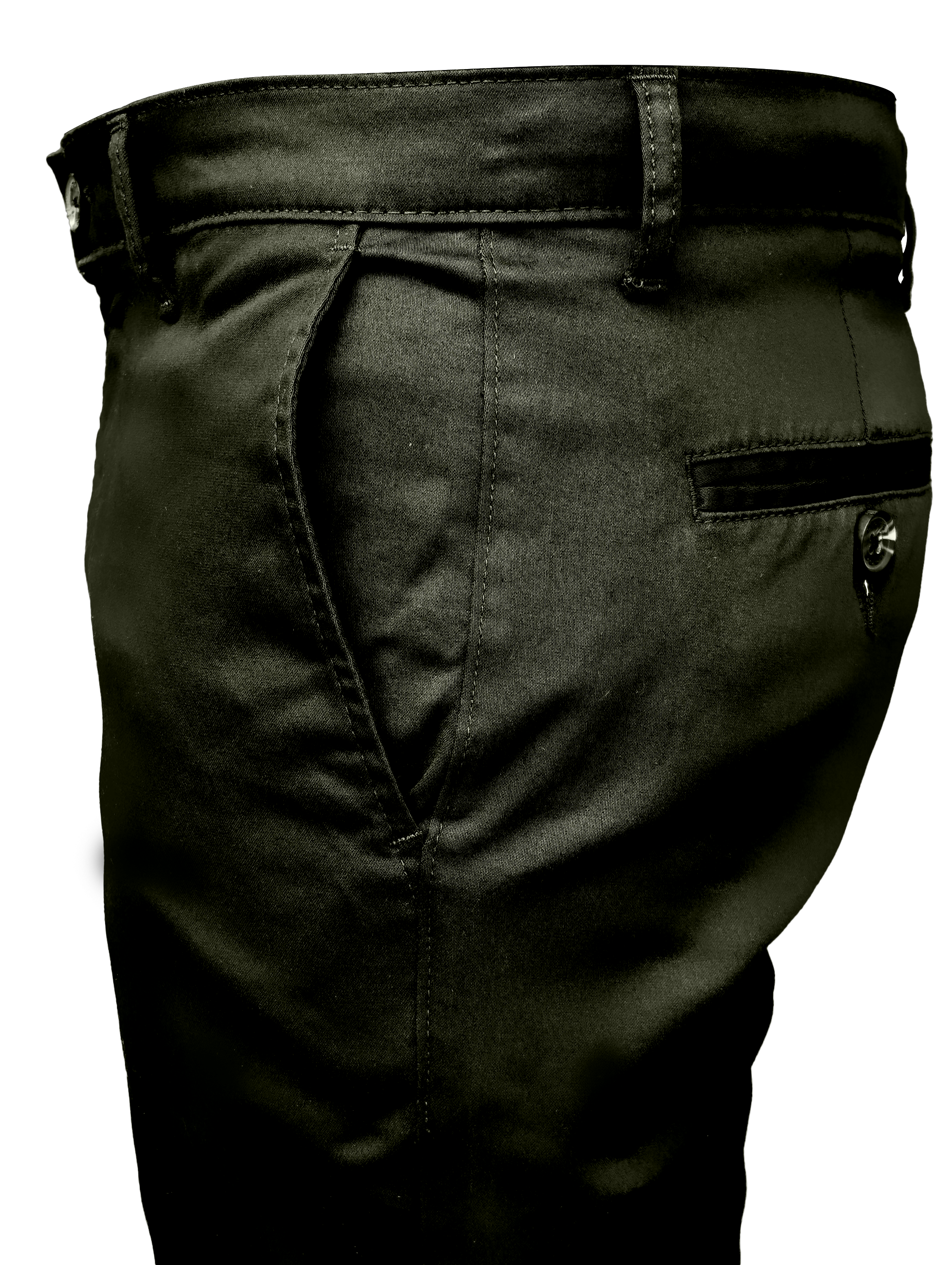 EDGE SLIMFIT 4 Way Stretch Army Green Pants - LH-003