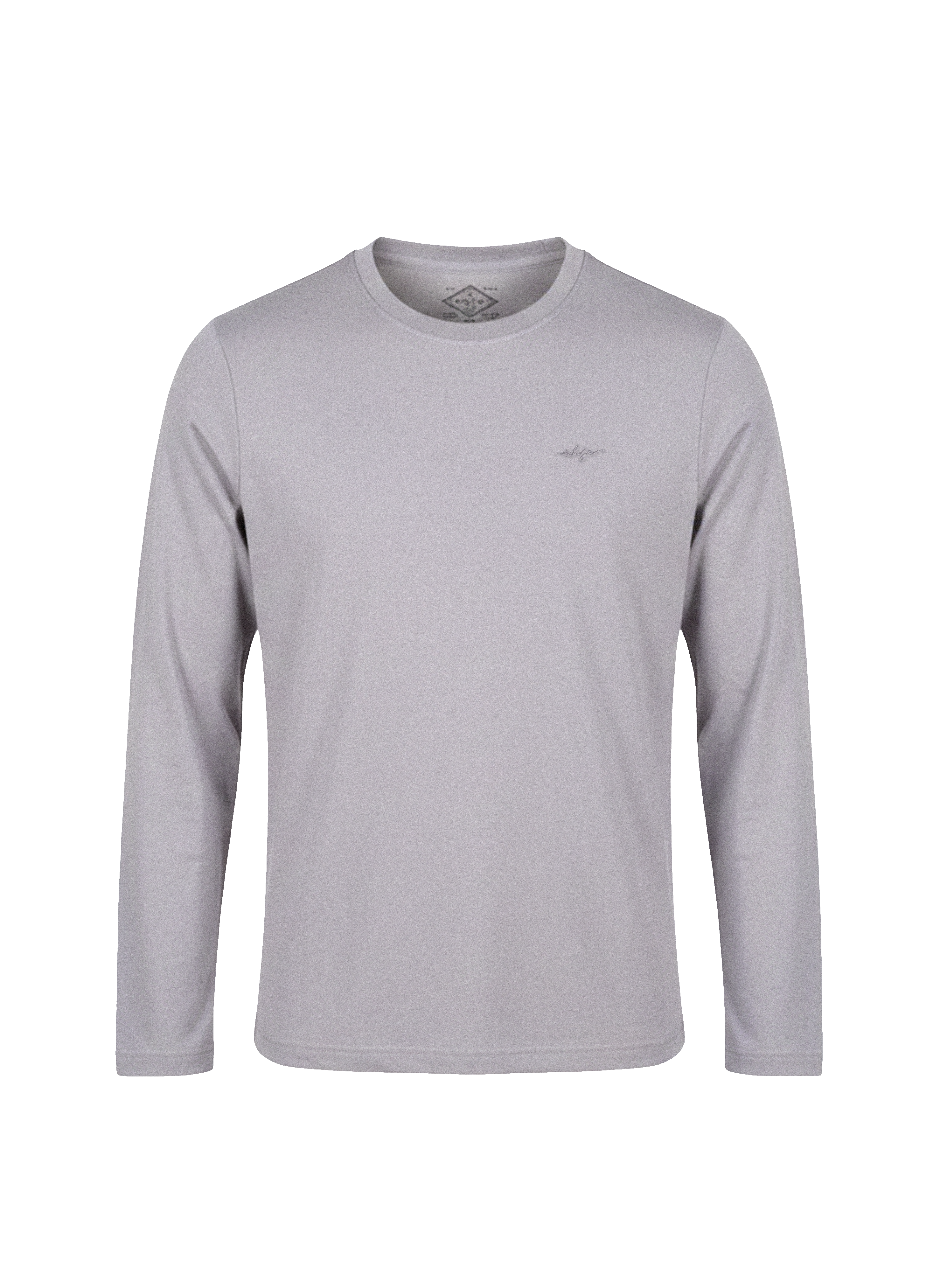 Edge Men's Solid Color Long Sleeve T-shirt - 53696