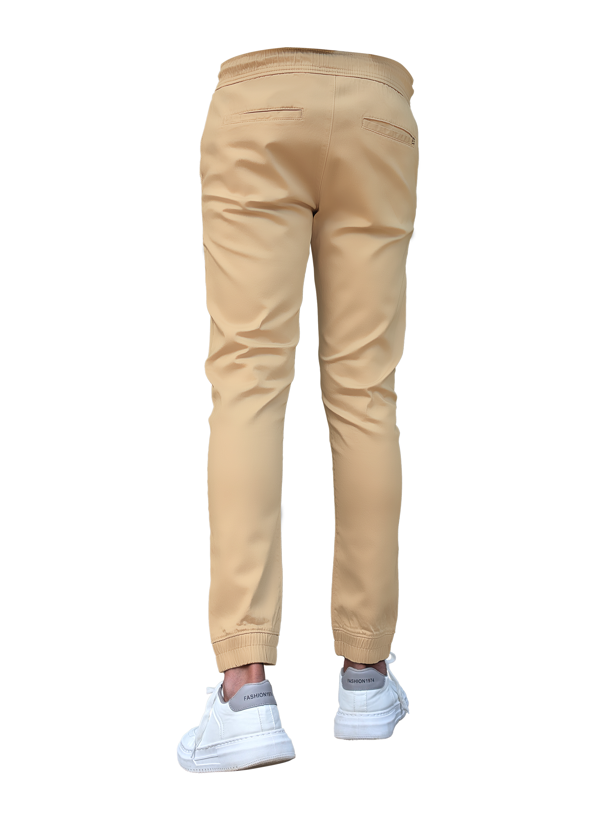 EDGE 4 Ways Stretch Light Khaki Men’s Jogger Pants - SIL 01