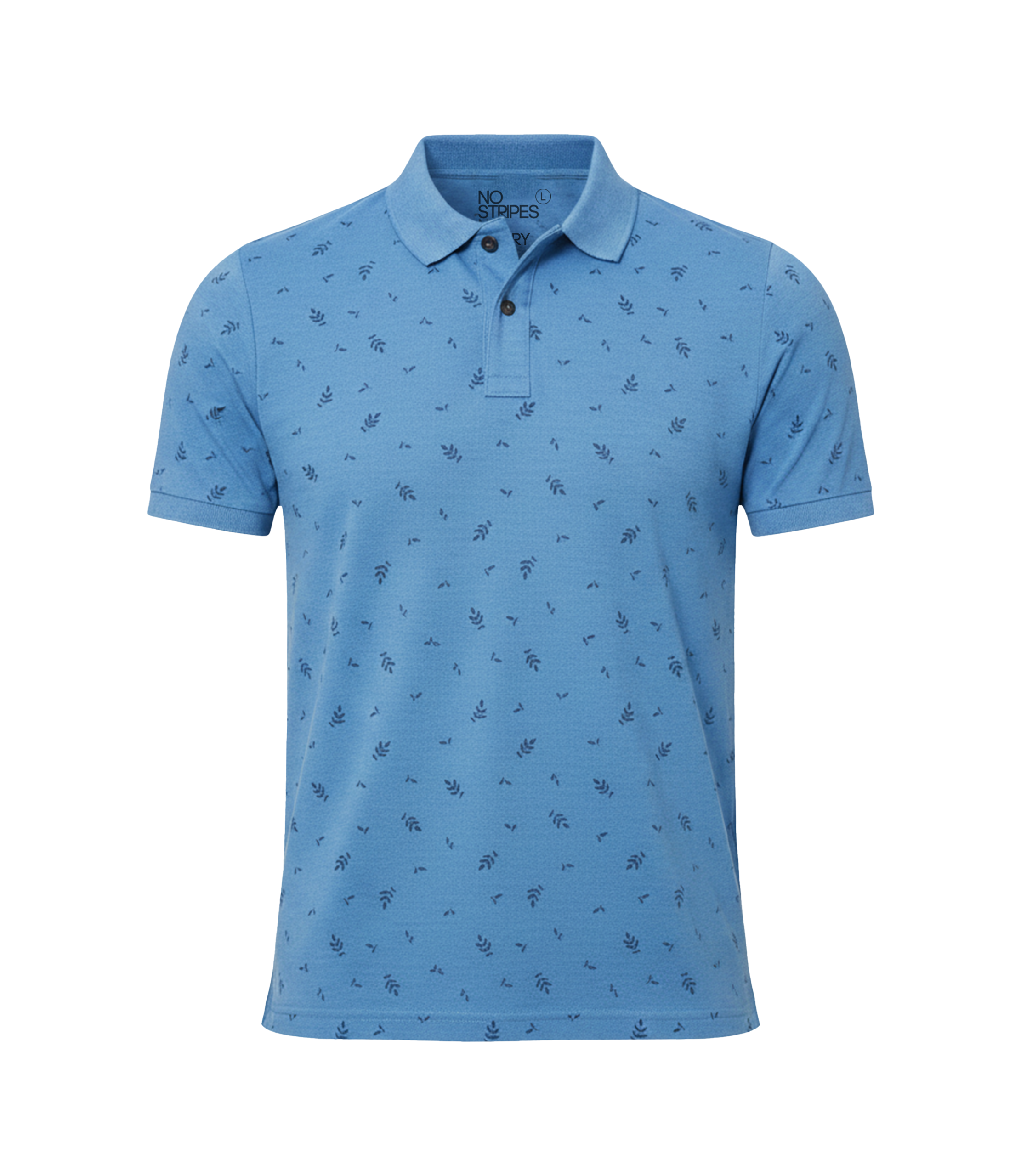 EDGE Solid Collar Men’s AOP Polo Shirt - 52645