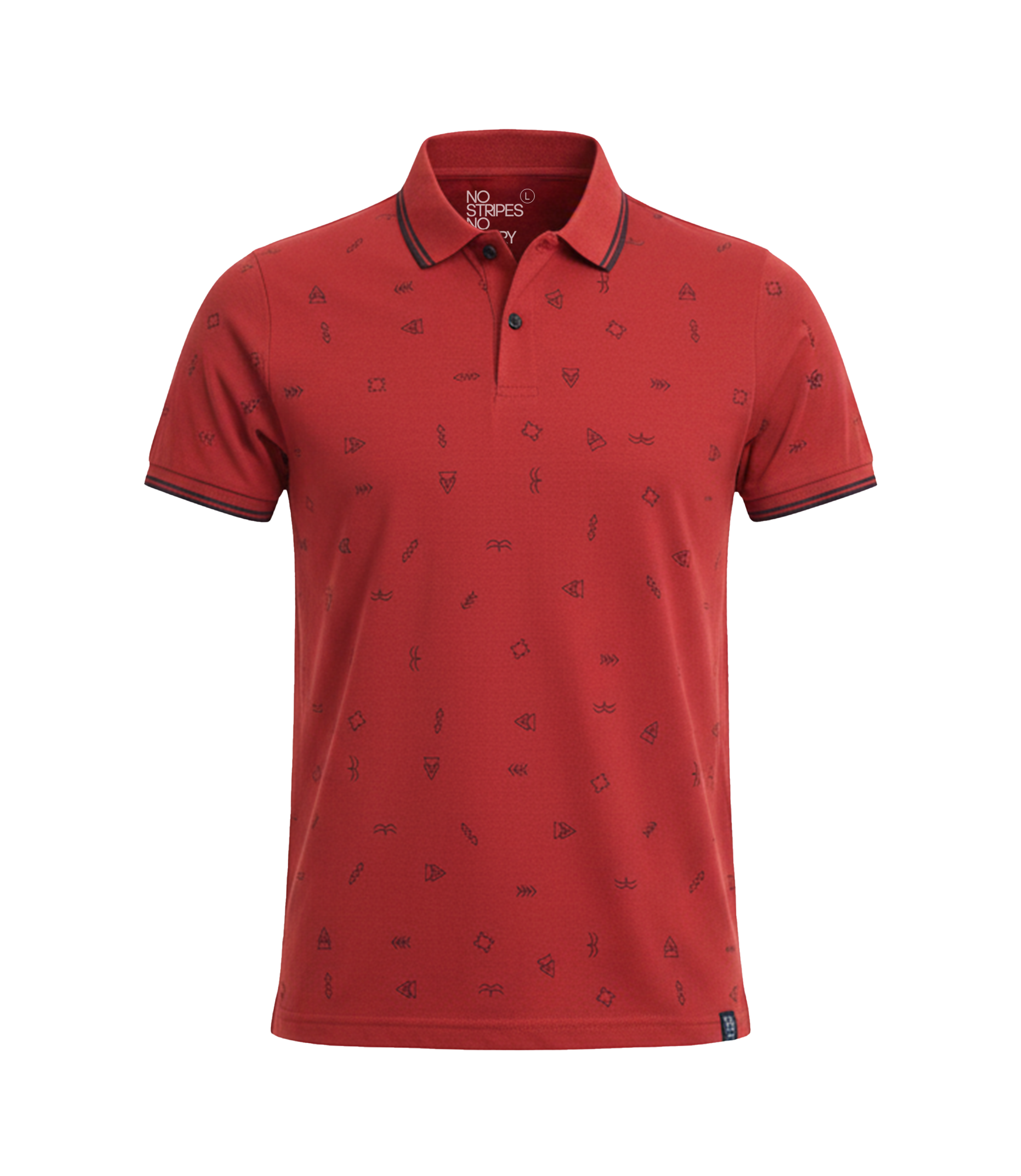 EDGE Tipping Collar Men’s AOP Polo Shirt - 52609