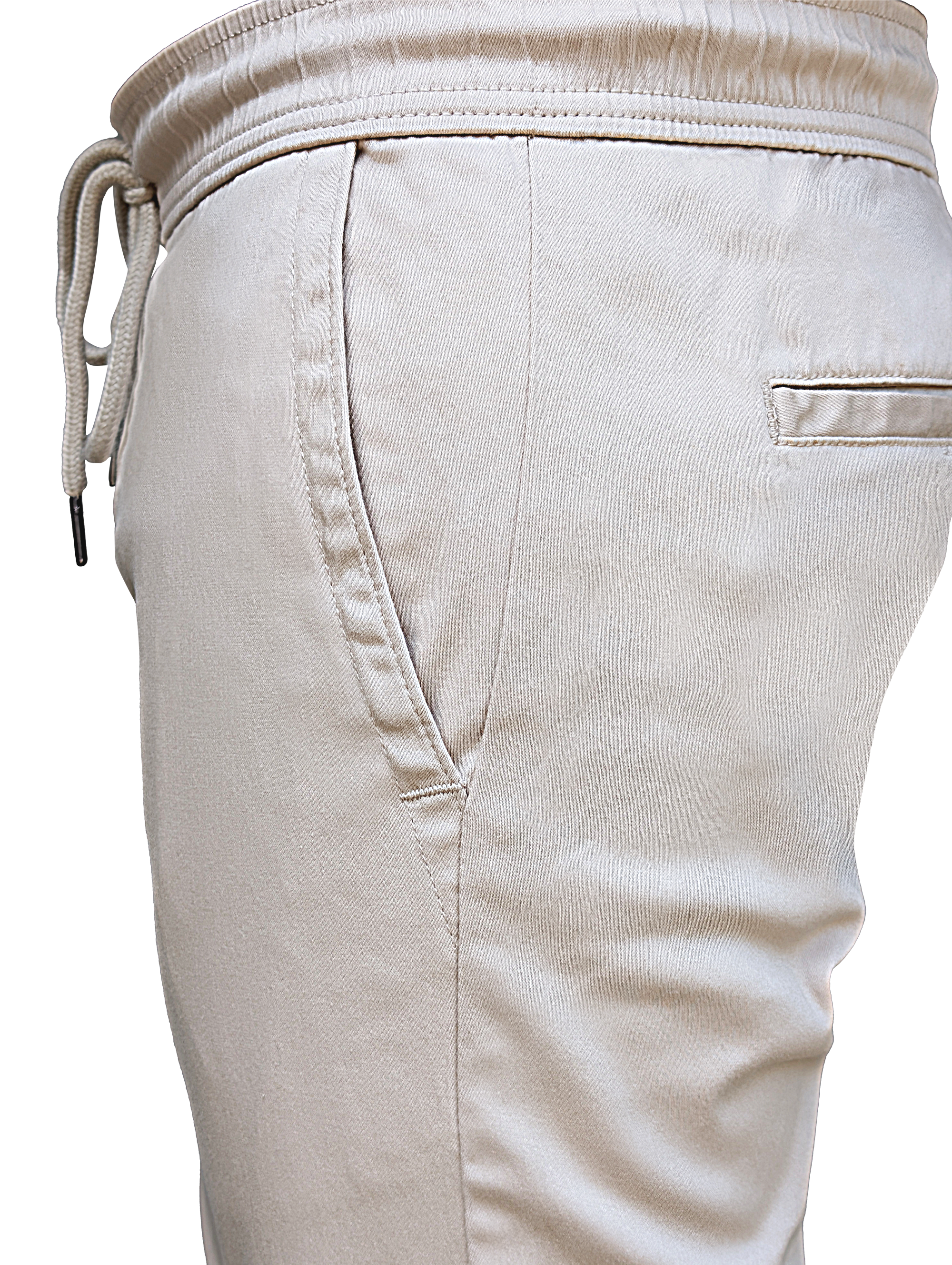 EDGE 4 Ways Stretch Beige Men’s Jogger Pants - LH 005