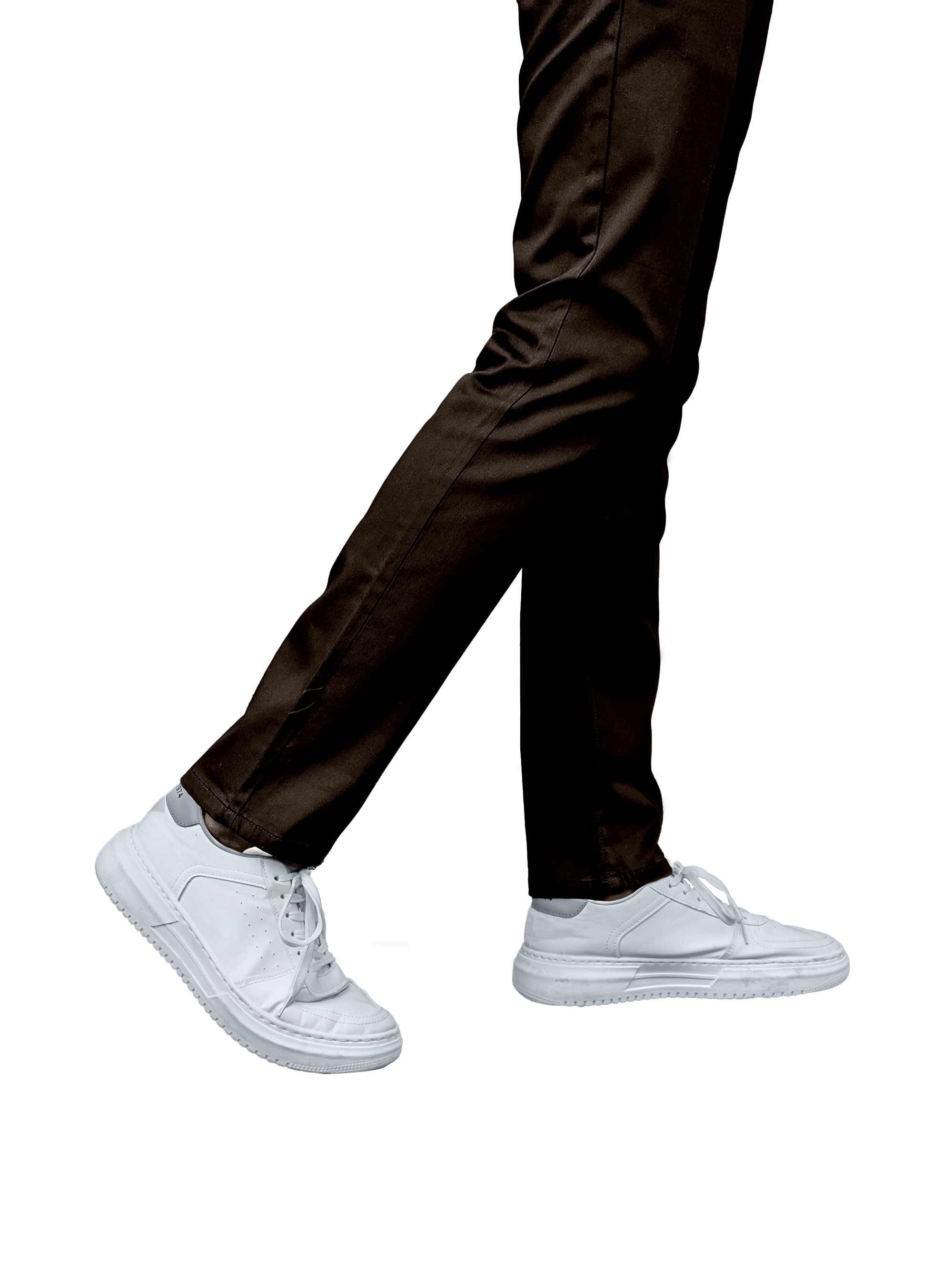 EDGE SLIMFIT 4 Way Stretch Dark Brown Pants - LH-007