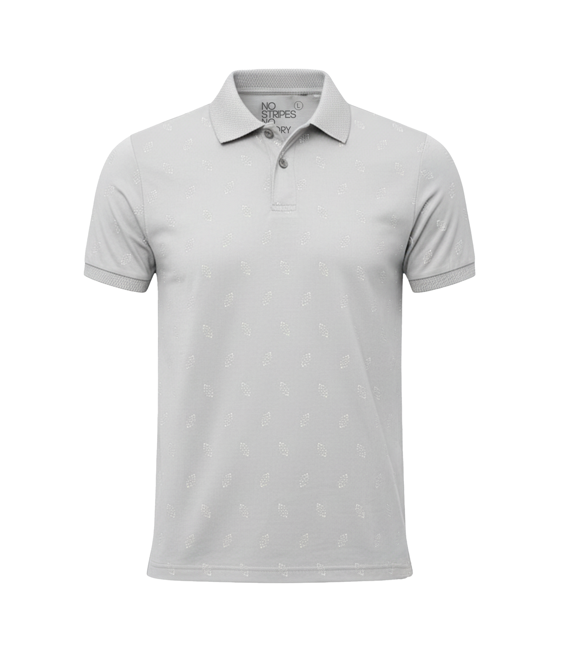 EDGE Solid Collar Men’s AOP Polo Shirt - 52622