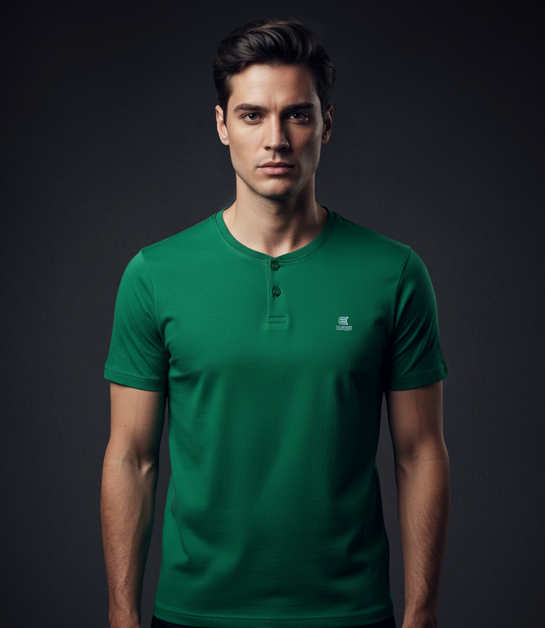 EDGE Crew Neck Men’s Solid Color T- Shirt - 52110