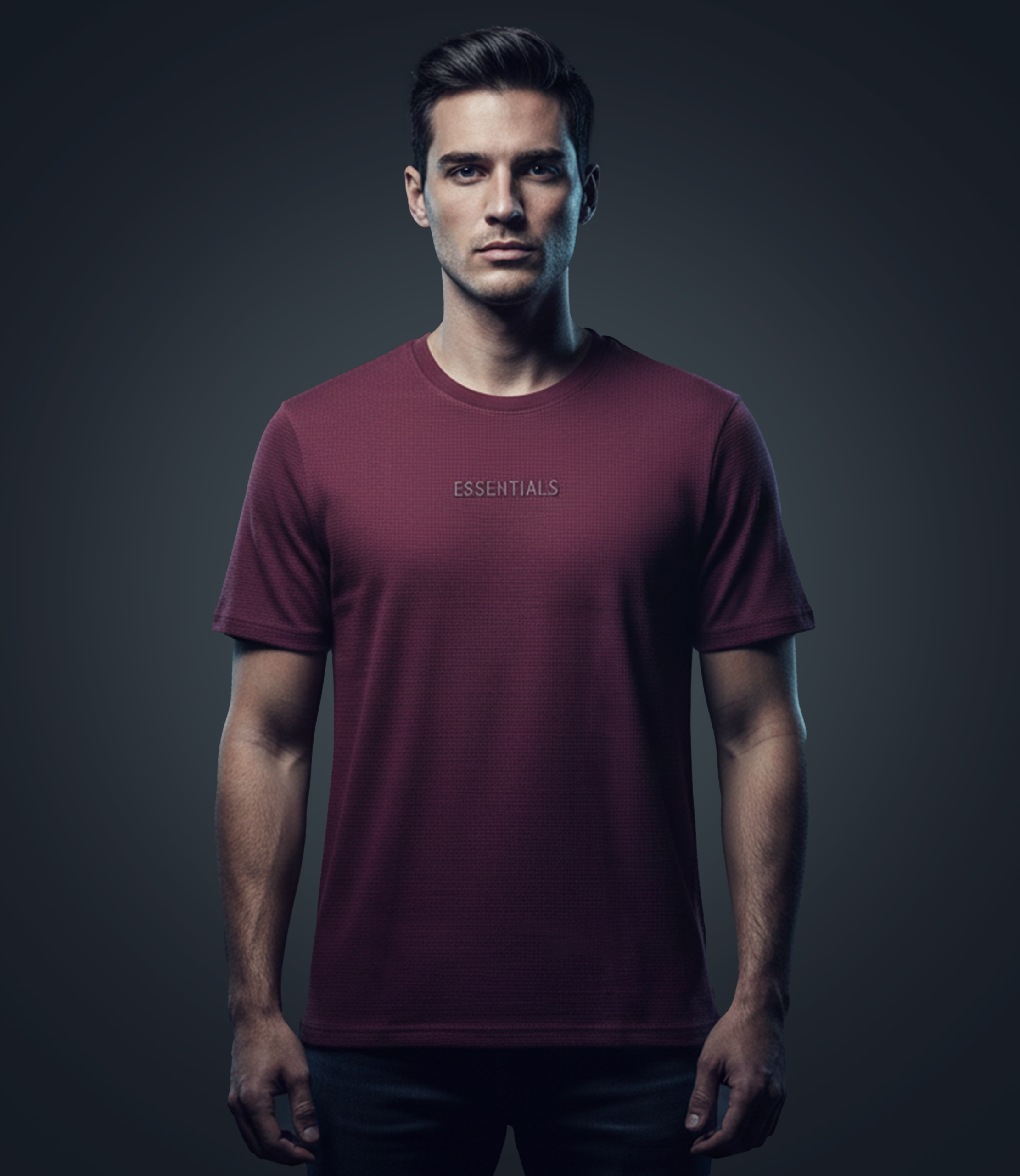 Men's Essentials Embossed Oversized T-shirt - 53672