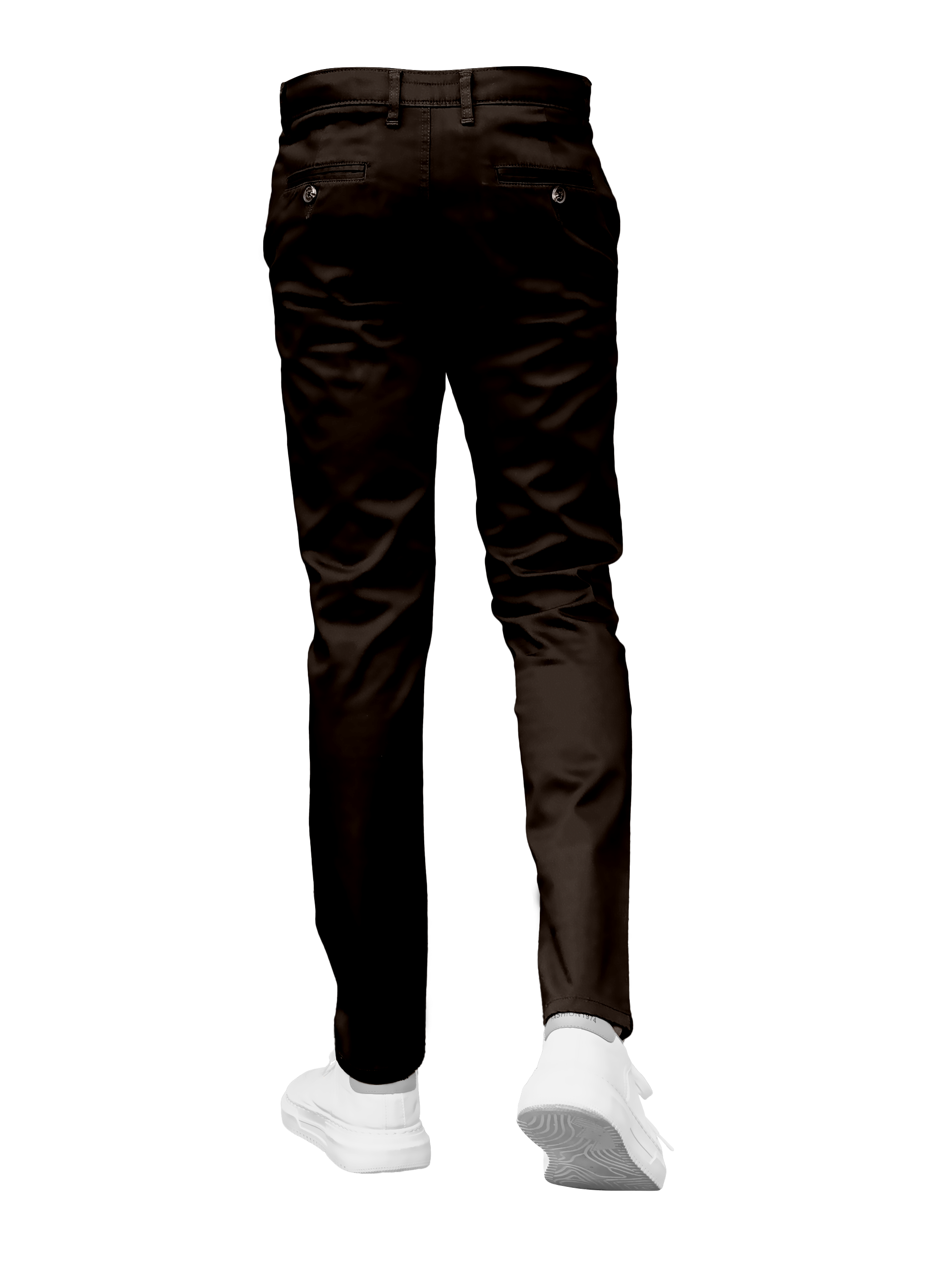 EDGE SLIMFIT 4 Way Stretch Dark Brown Pants - LH-007