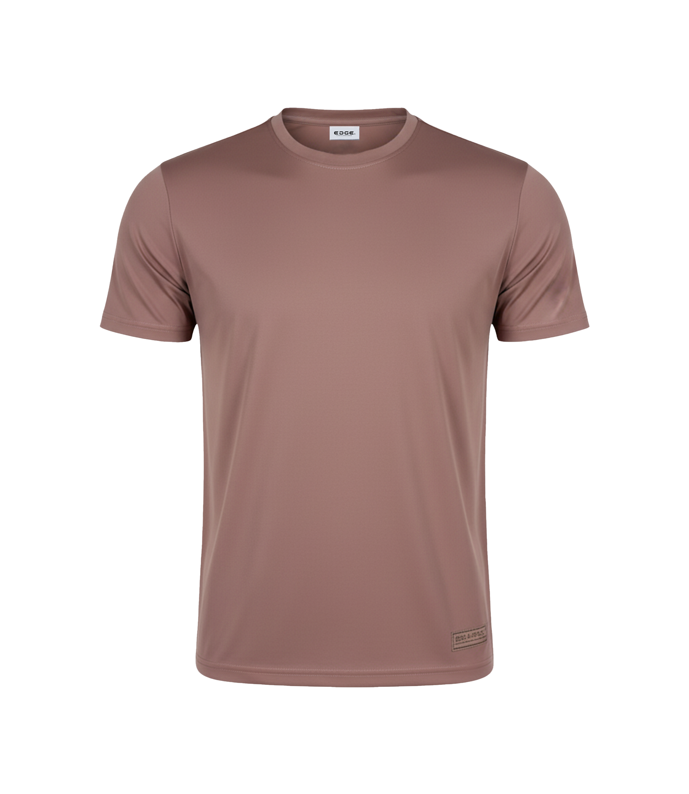 EDGE Men's Solid Color Soft Skin Crew Neck T-Shirt - 53636