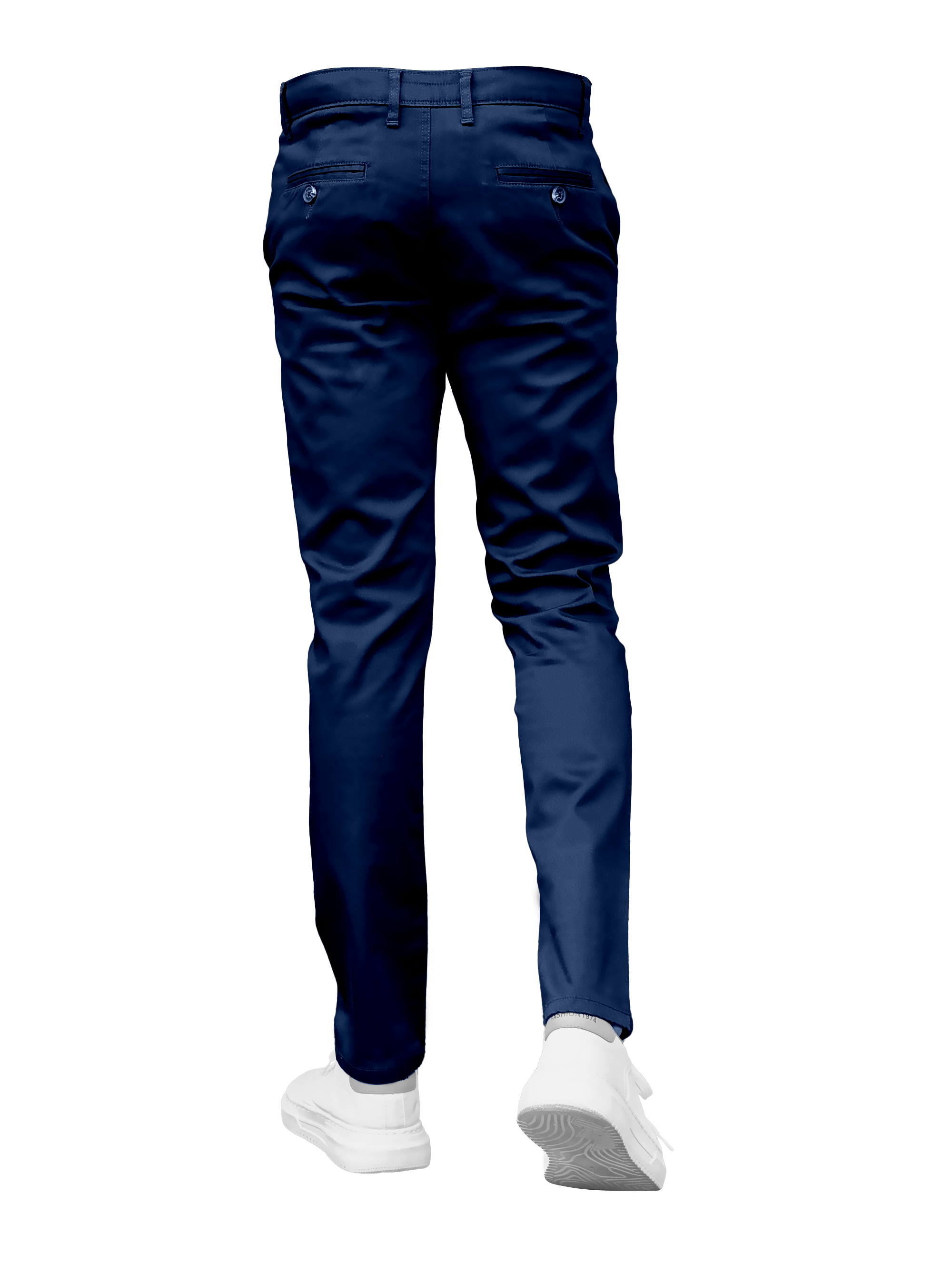 EDGE SLIMFIT 4 Way Stretch Navy Blue Pants - LH-002
