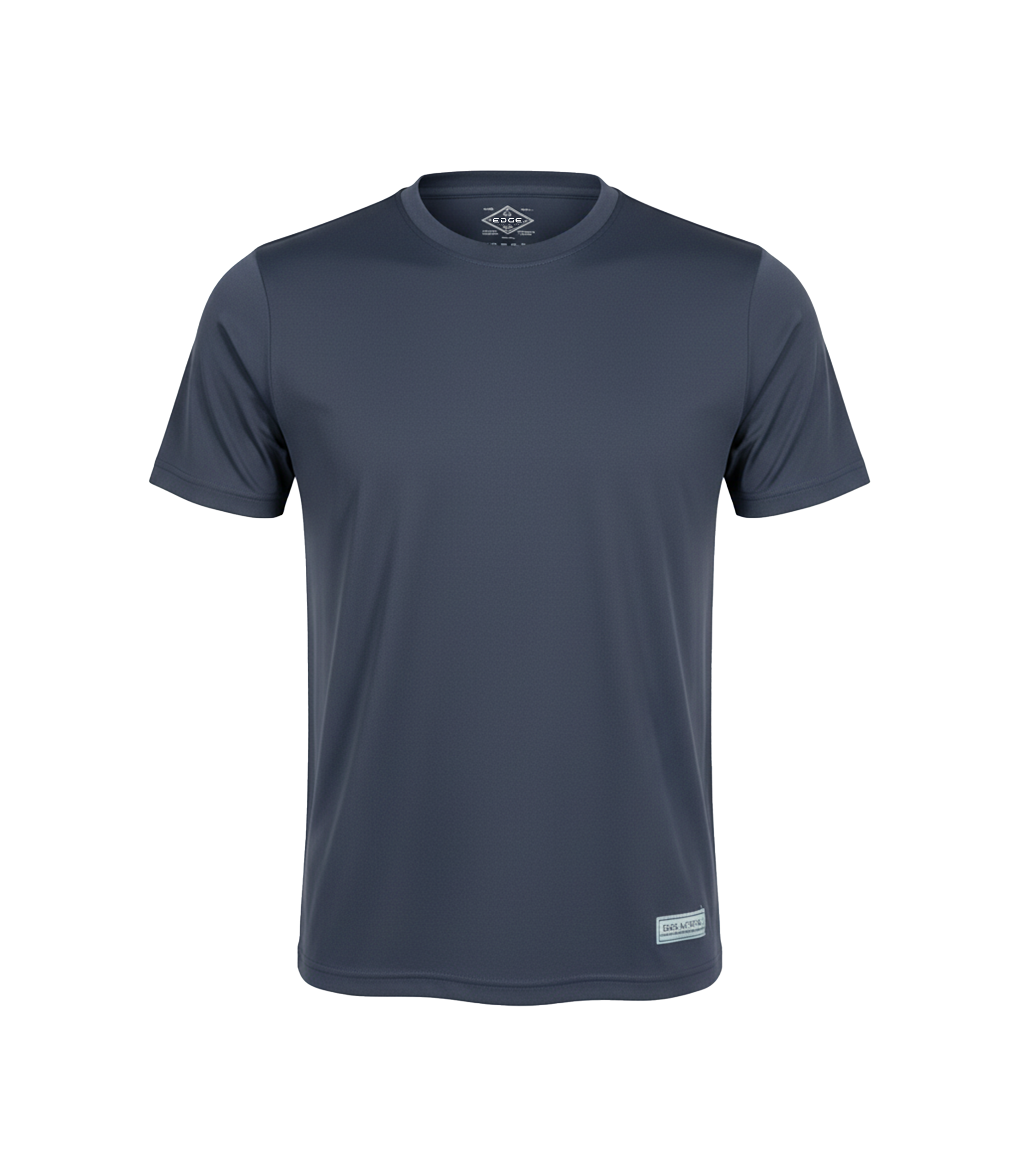 EDGE Men's Solid Color Soft Skin Crew Neck T-Shirt - 53636