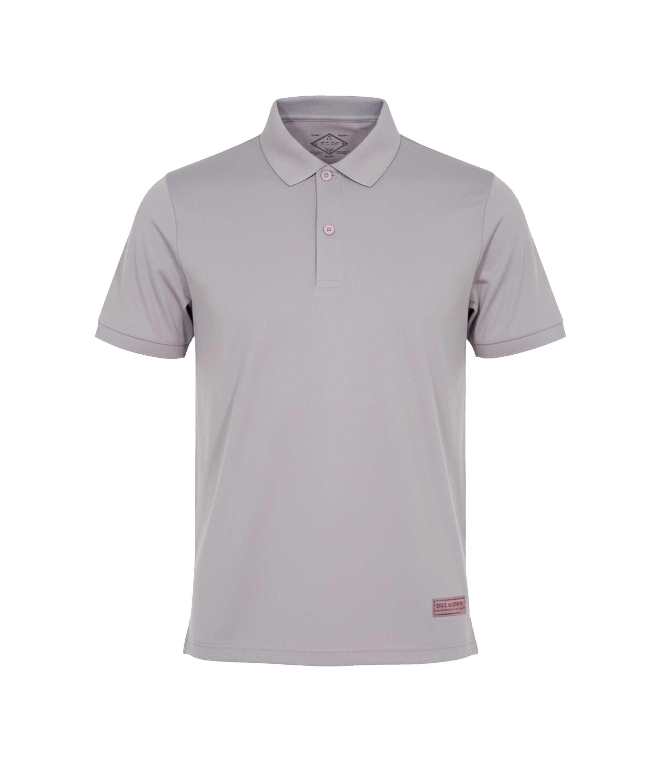 EDGE Men's Solid Color Soft Skin Polo Shirt - 53633