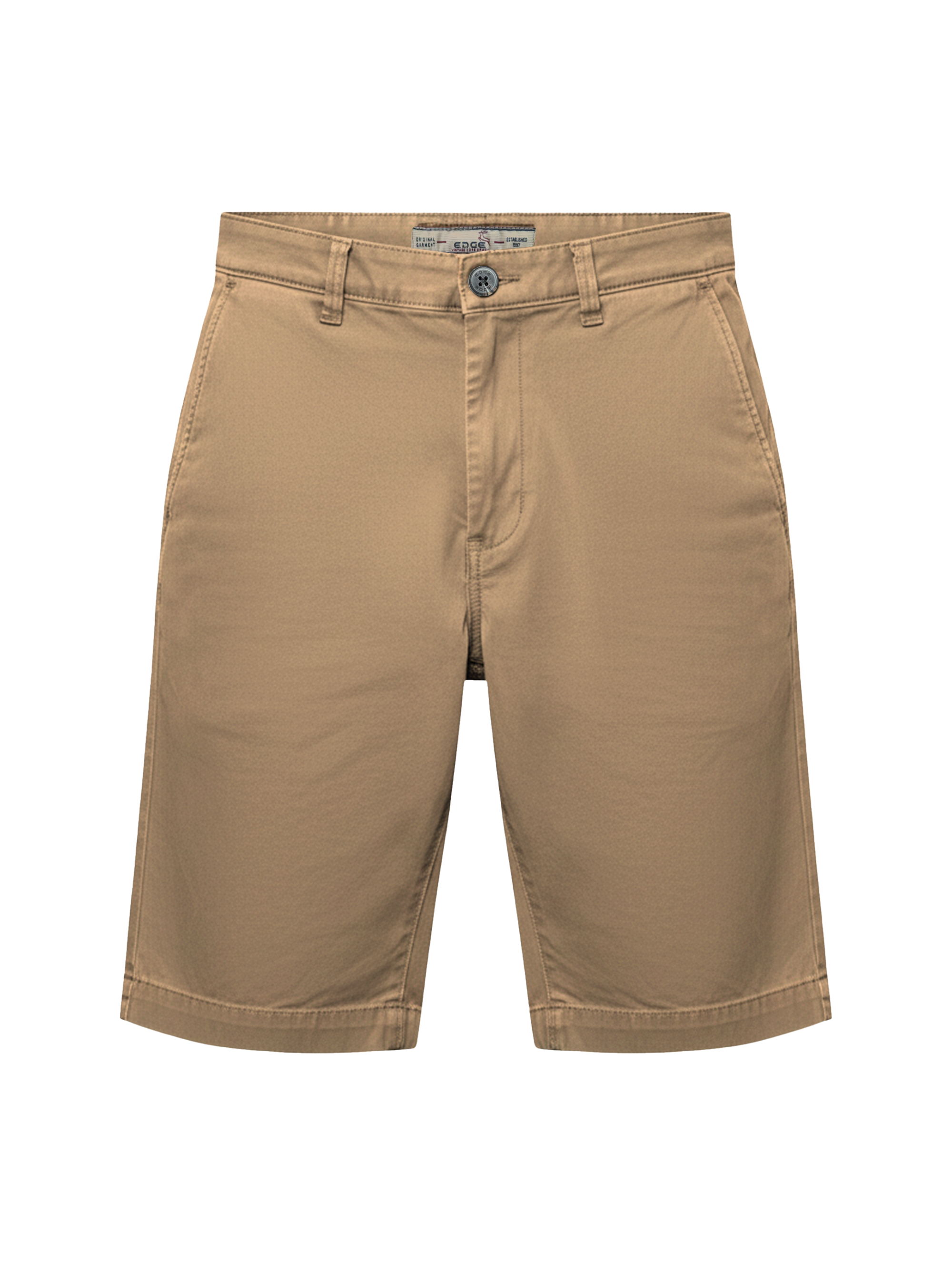 EDGE Men's 4-Way Stretch Beige Shorts - 8010-05