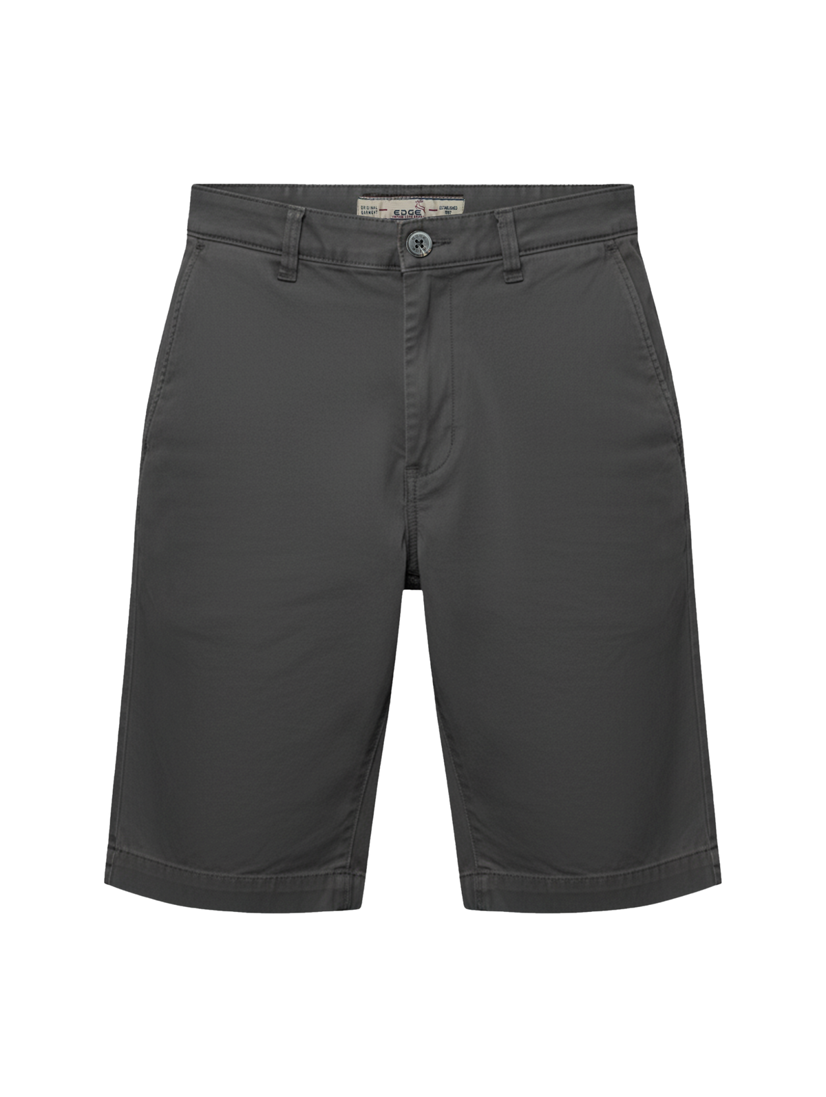 EDGE Men's 4-Way Stretch Mid Grey Shorts - 8010-SIL-28