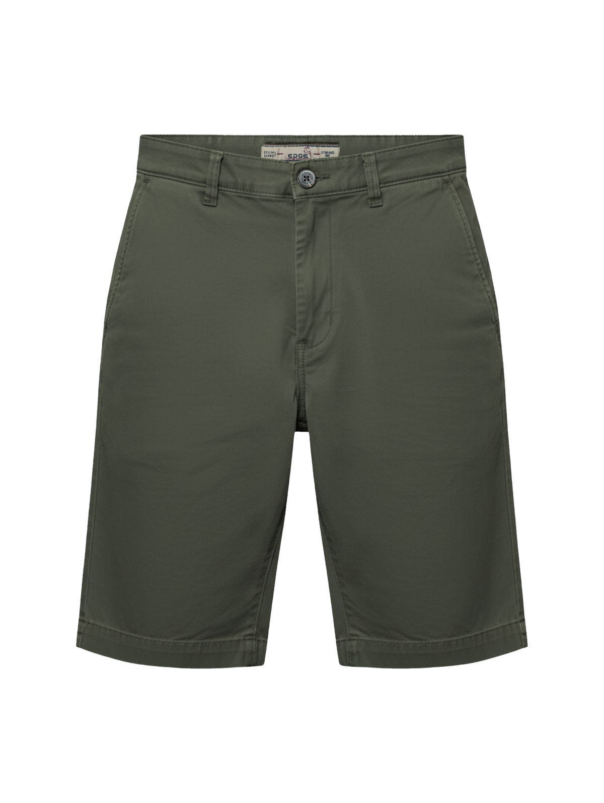 EDGE Men's 4-Way Stretch Sage Green Shorts - 8010-SIL-22-010