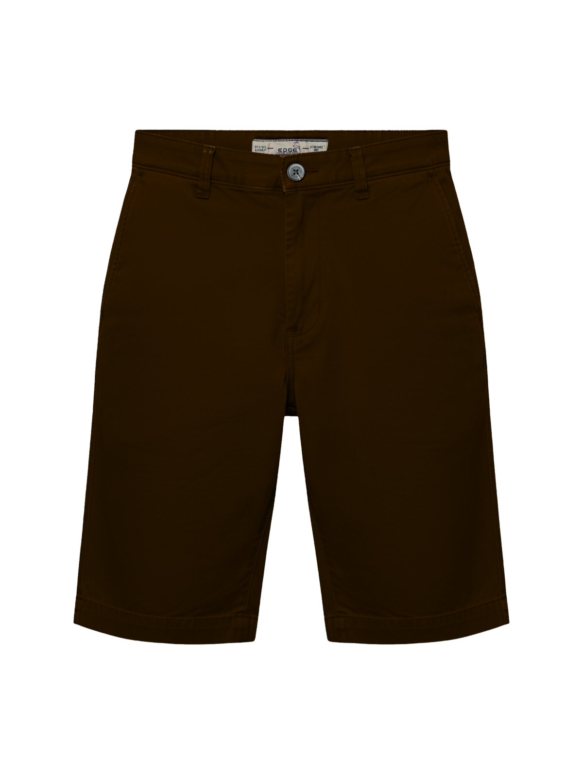 EDGE Men's 4-Way Stretch Dark Brown Shorts - 8013-101045