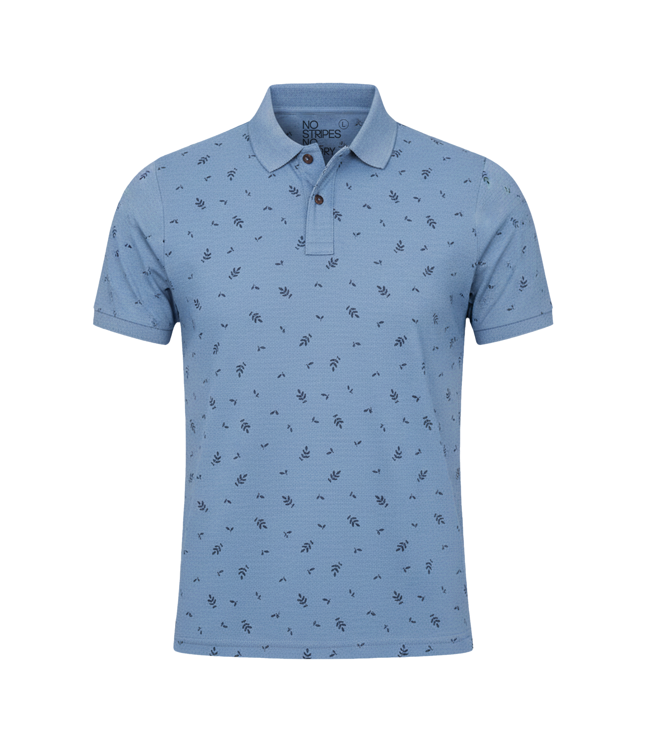 EDGE Solid Collar Men’s AOP Polo Shirt - 52645