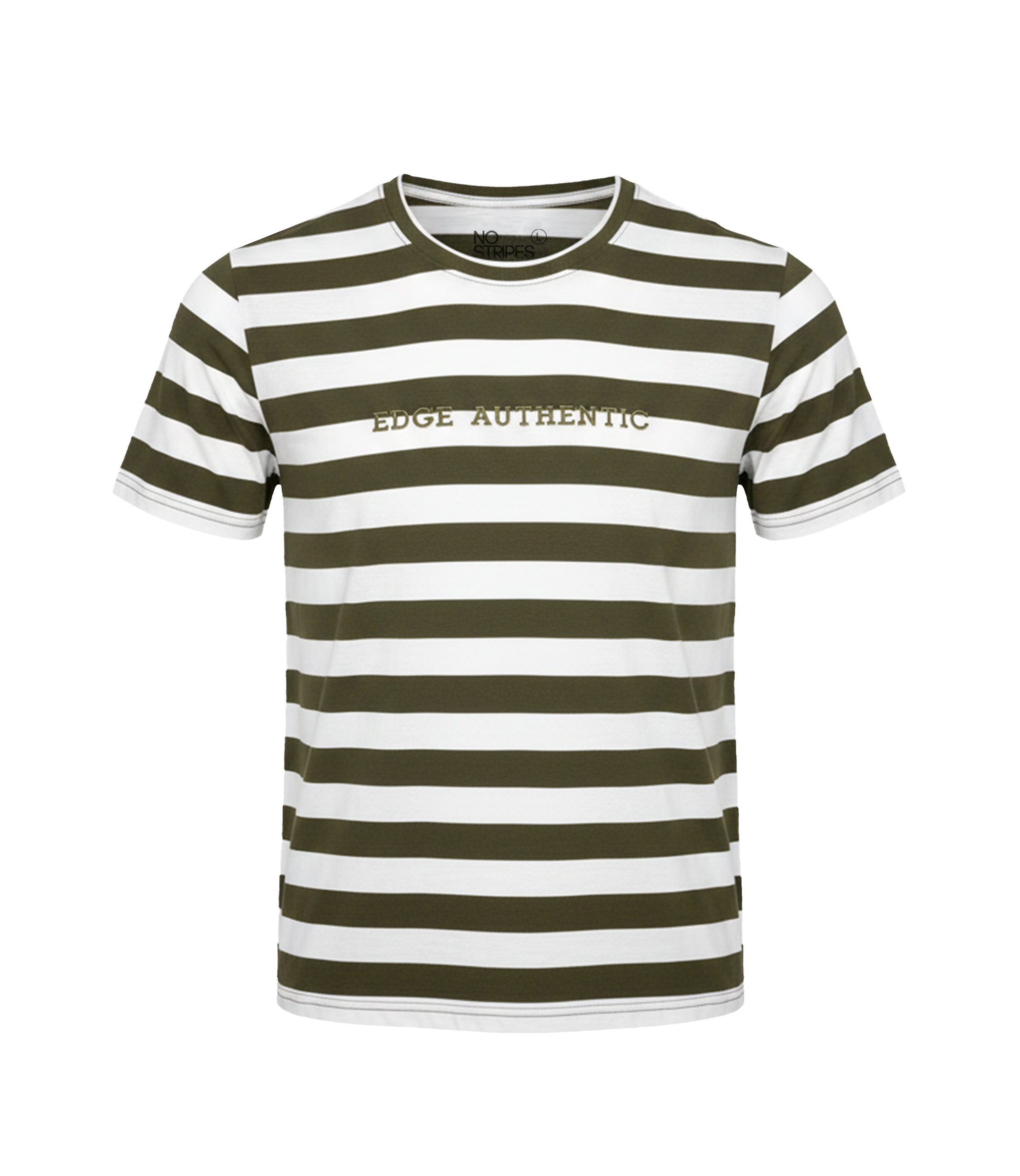 EDGE Crew Neck Men’s Stripe T- Shirt - 52930