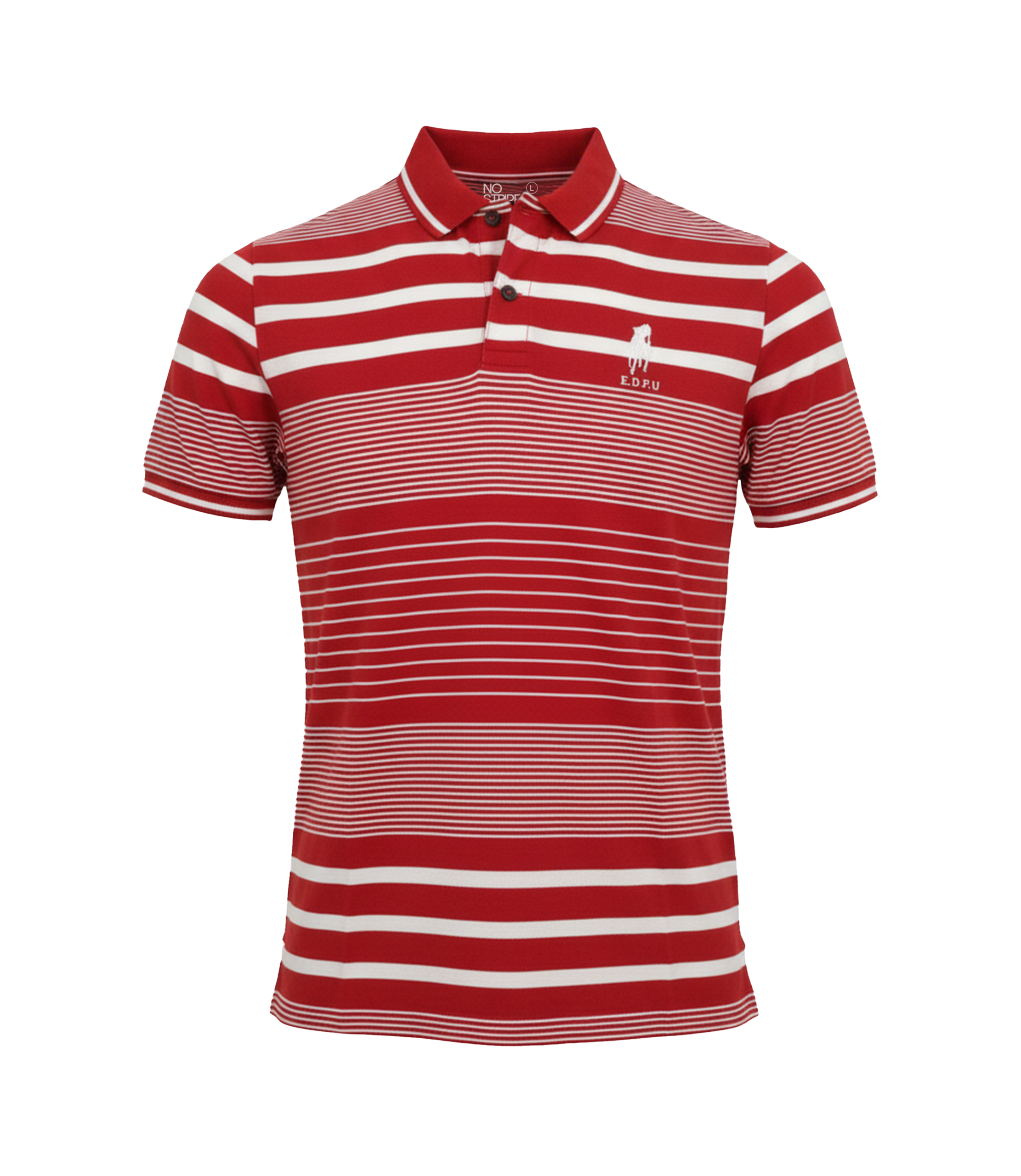 EDGE Tipping Collar Men’s Stripe polo - 52457