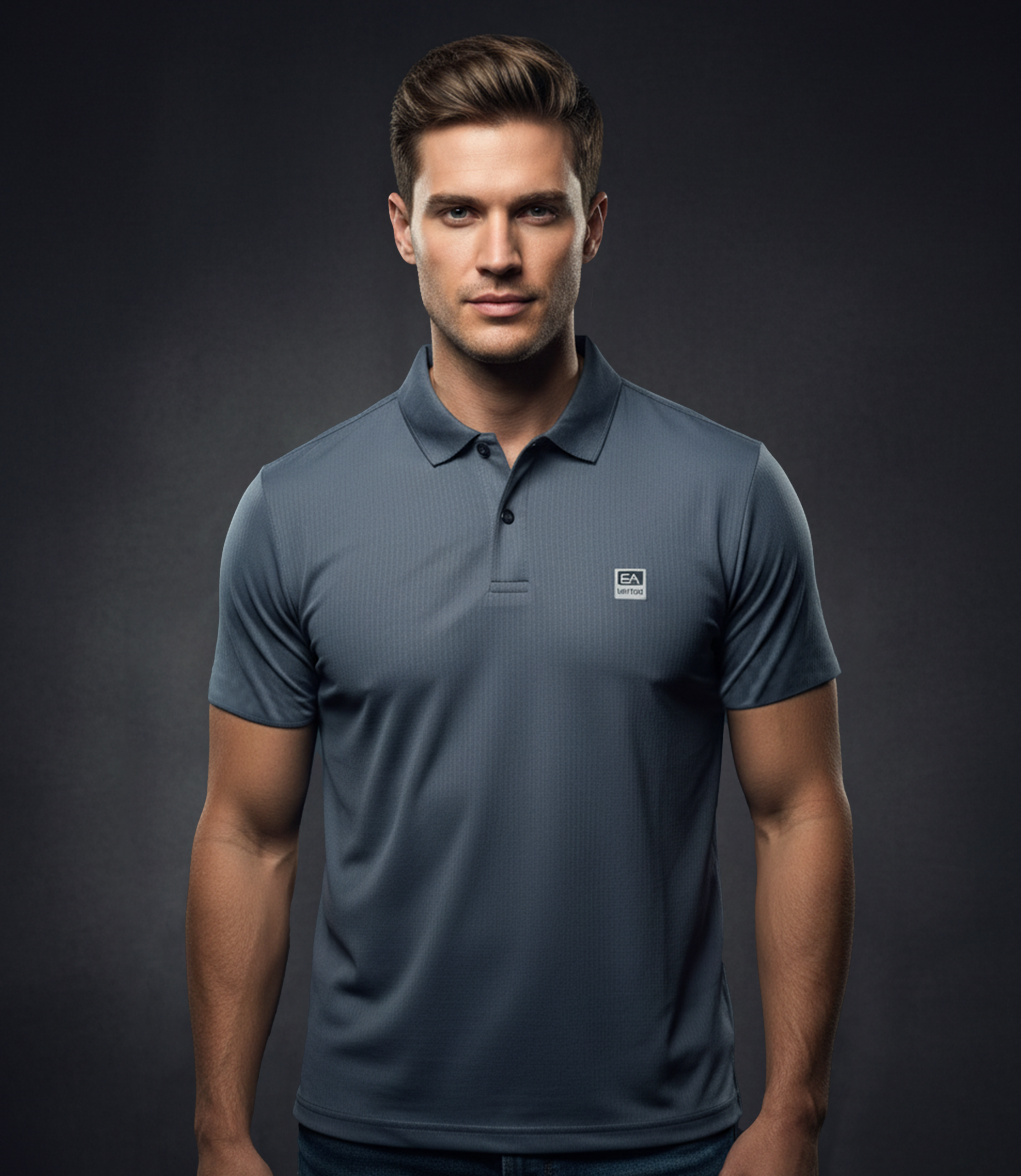 EDGE Men's Solid Color Travel Ease Polo T-Shirt - 53520