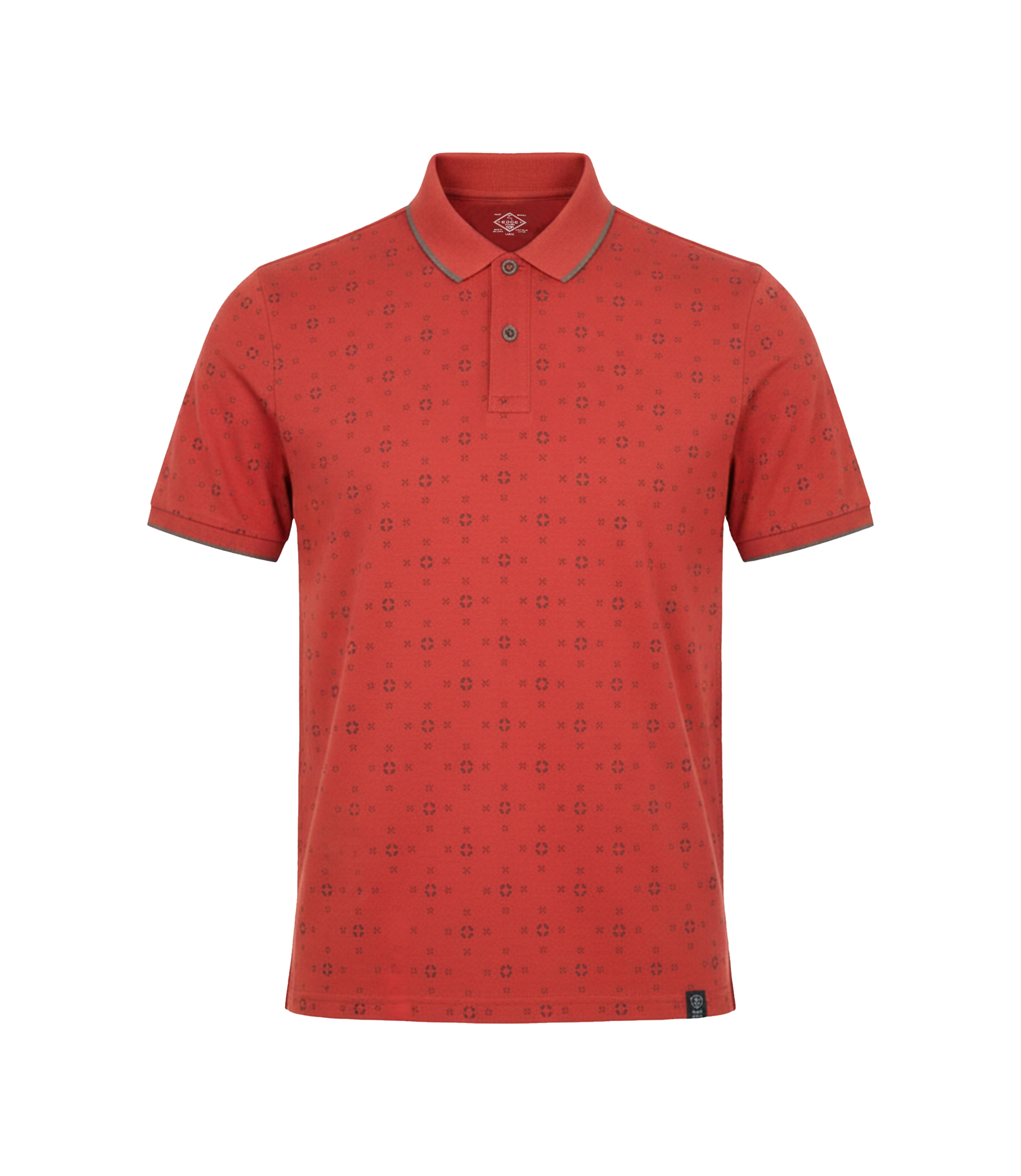 EDGE Tipping Collar Men’s AOP Polo Shirt - 52632