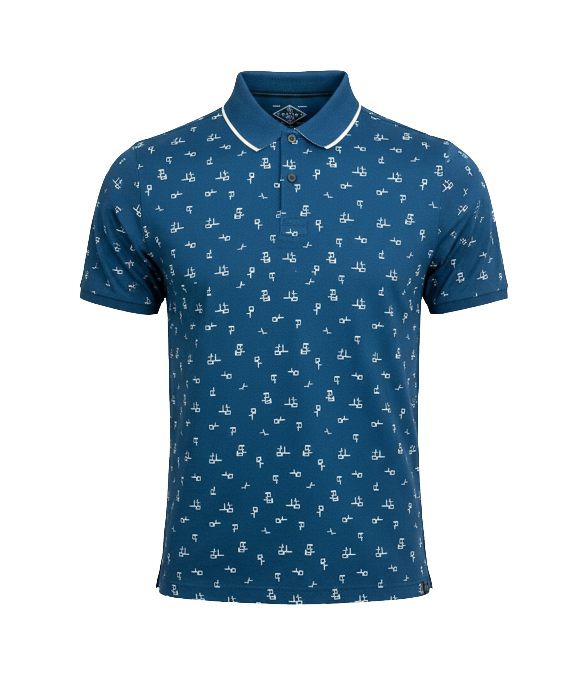 EDGE Tipping Collar Men’s AOP Polo Shirt - 52619