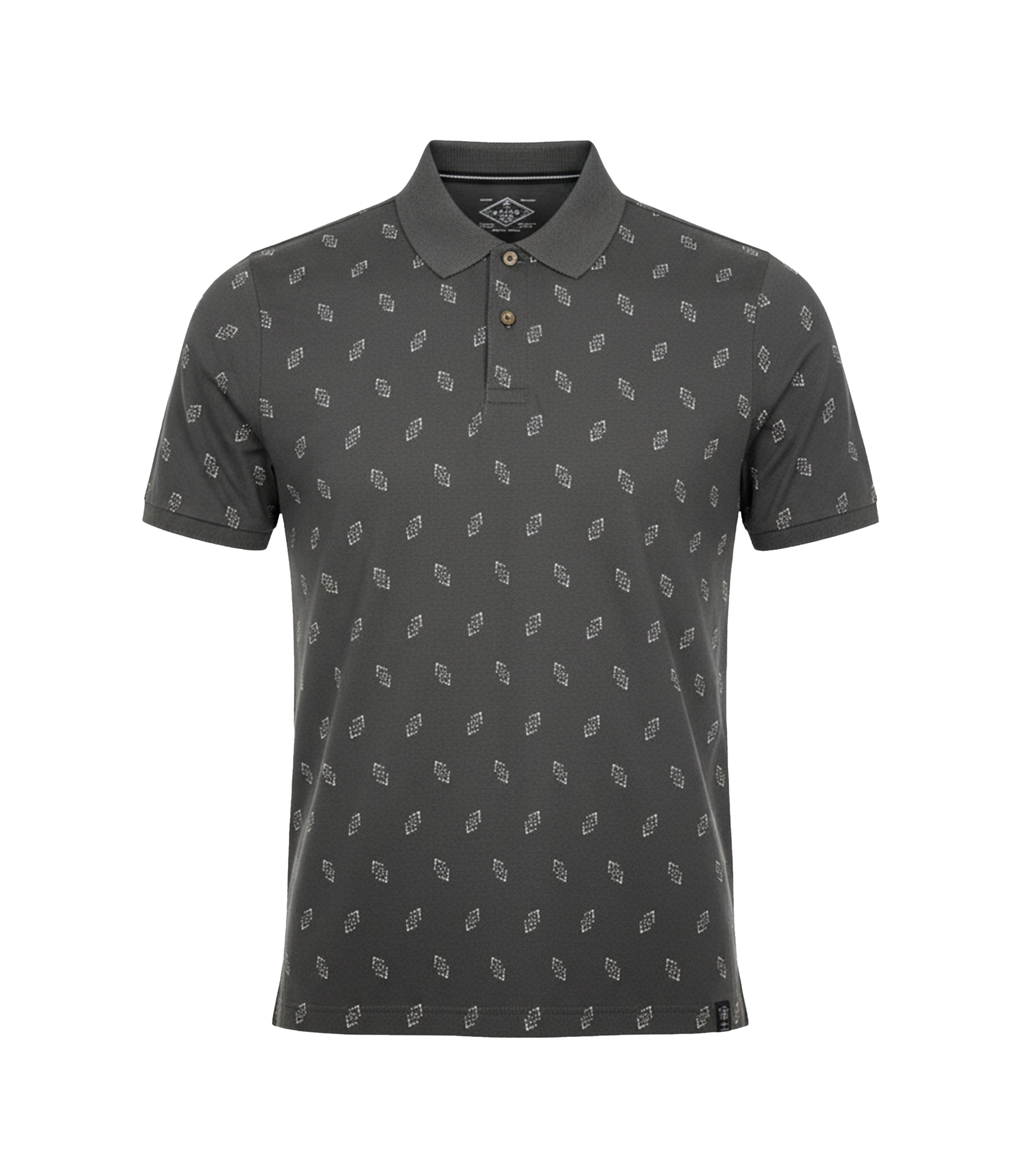 EDGE Solid Collar Men’s AOP Polo Shirt - 52622