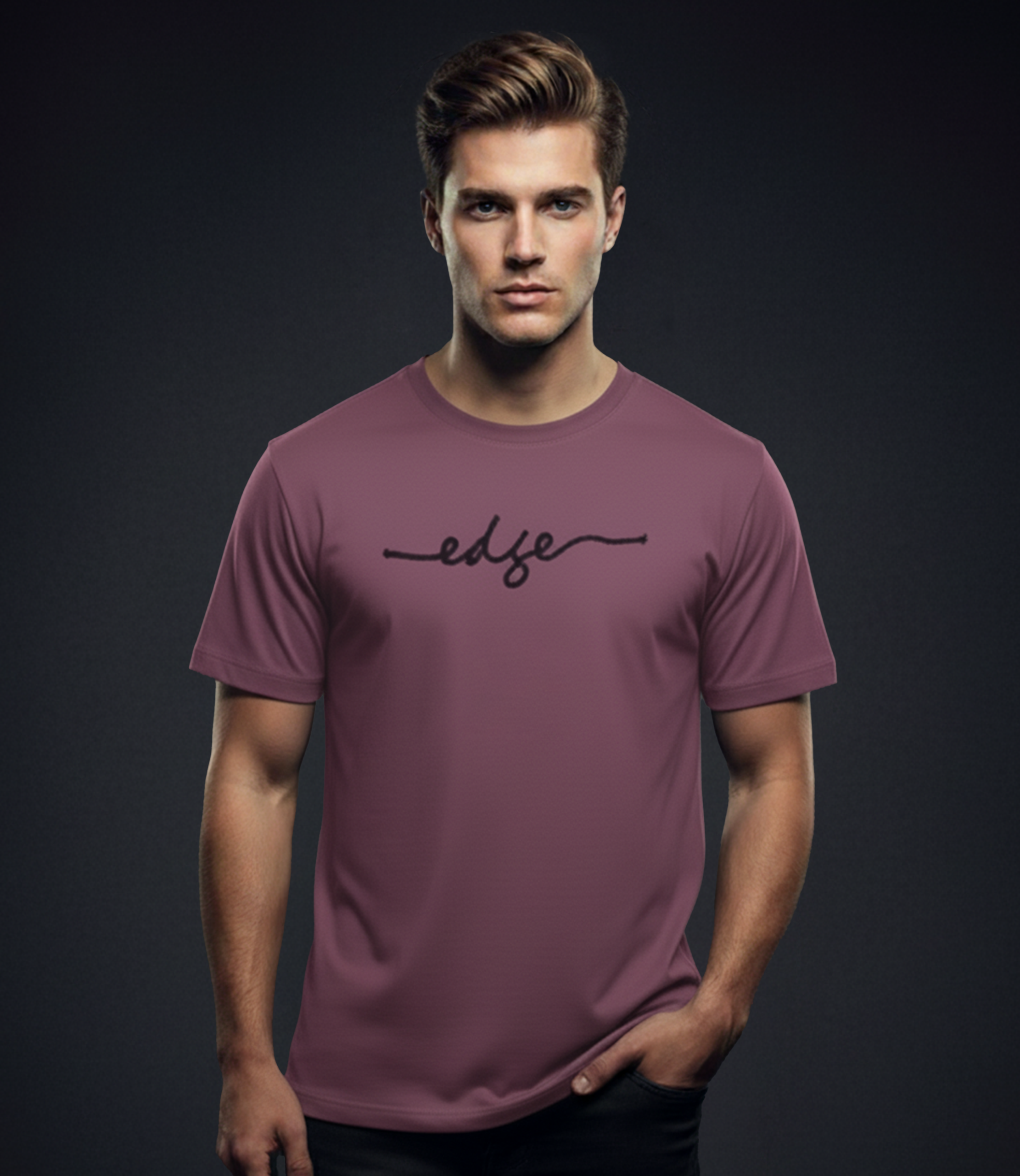 EDGE Crew Neck Men’s Oversize T-Shirt - 53102