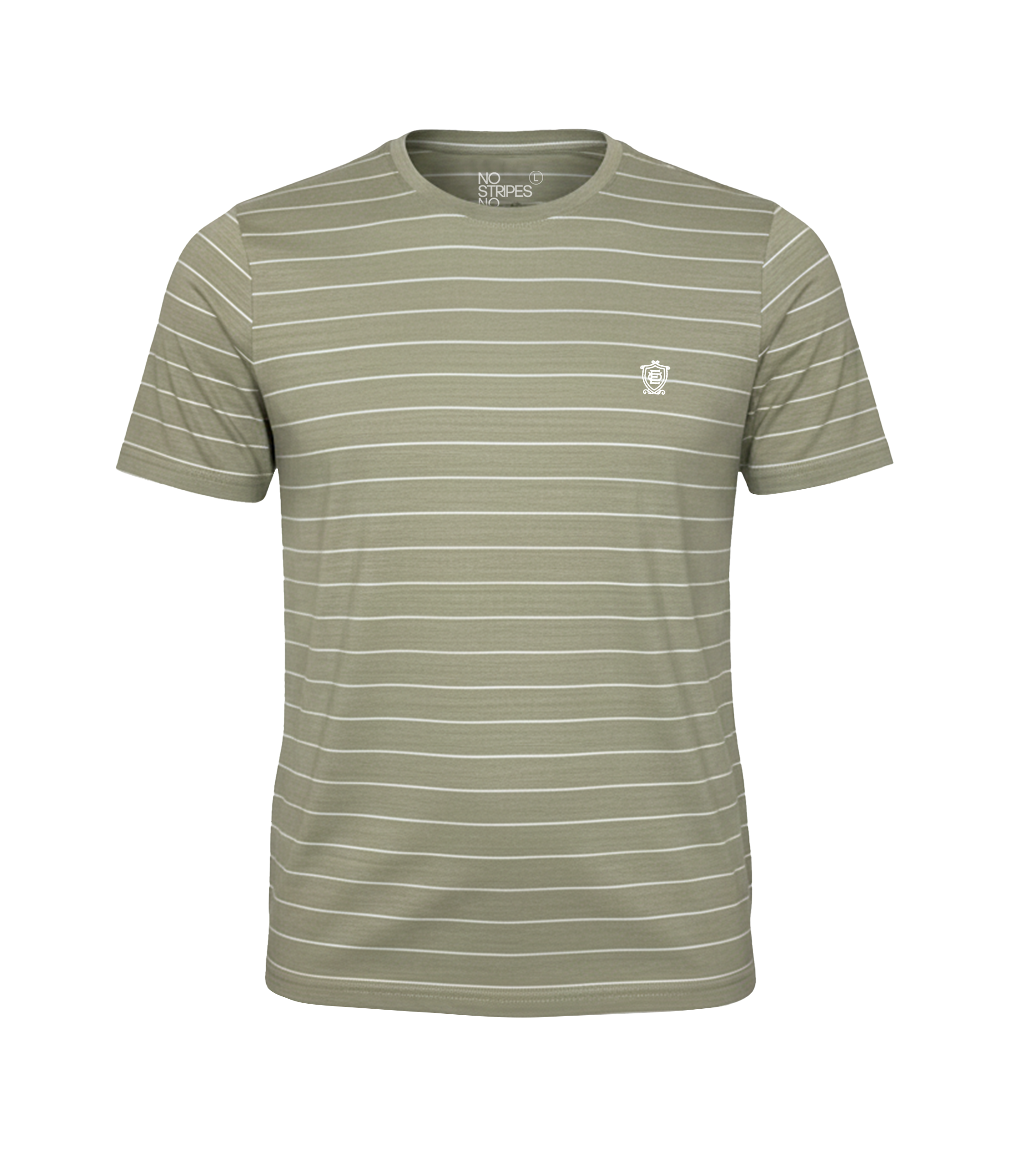 EDGE Crew Neck Men’s Stripe T-Shirt - 52936