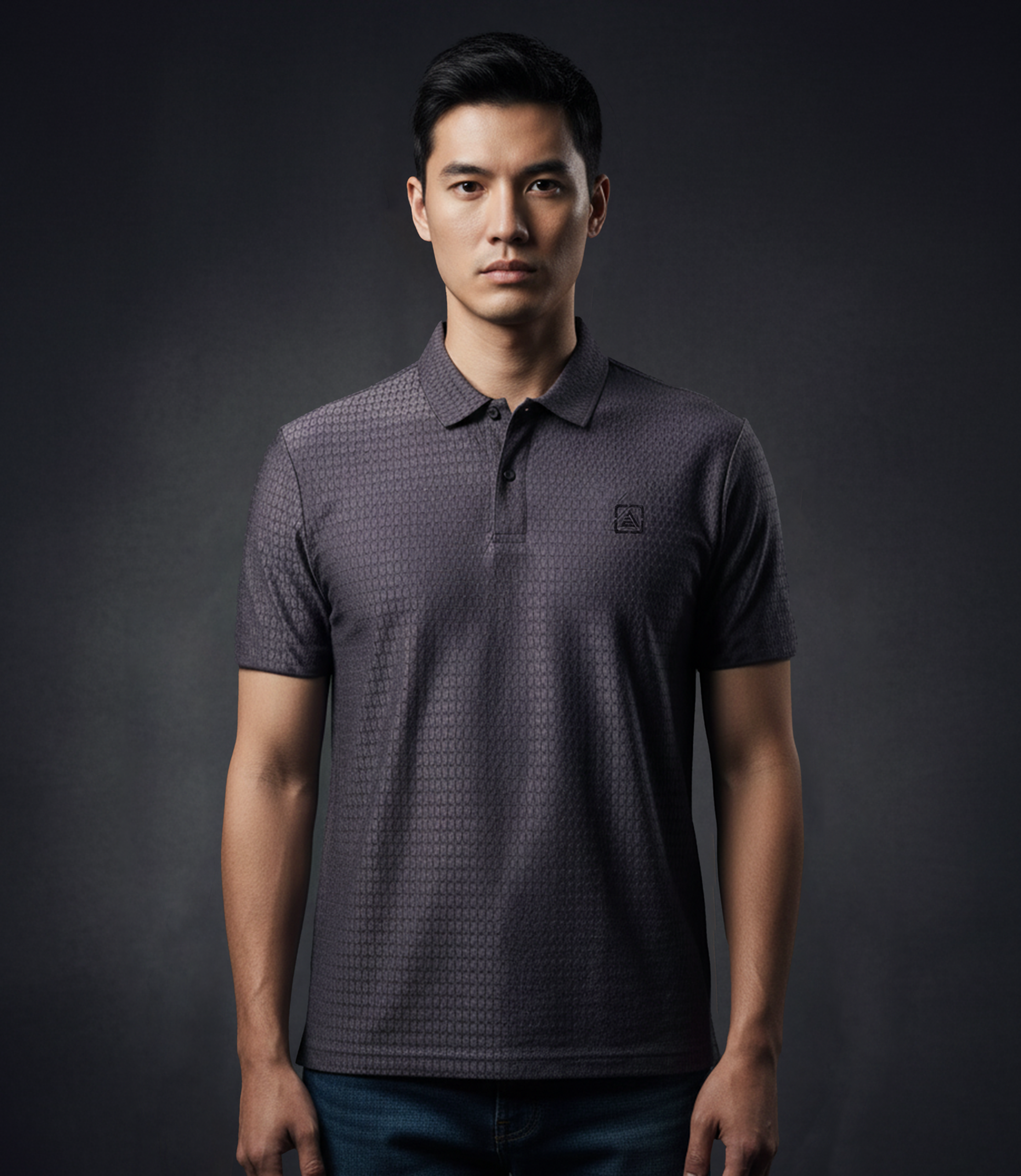 EDGE Men's Solid Color Travel Ease Polo T-Shirt - 53518