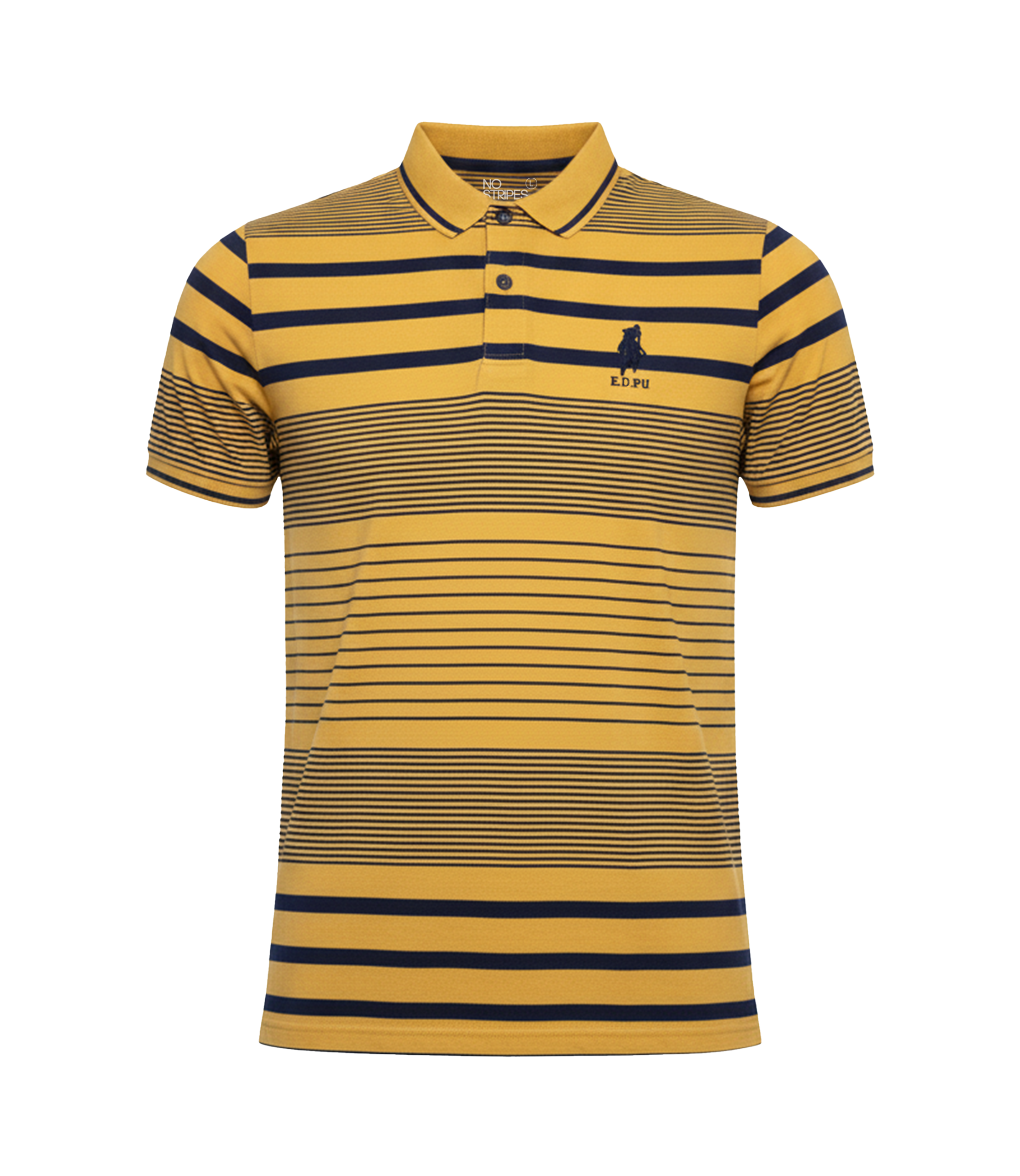 EDGE Tipping Collar Men’s Stripe polo - 52457